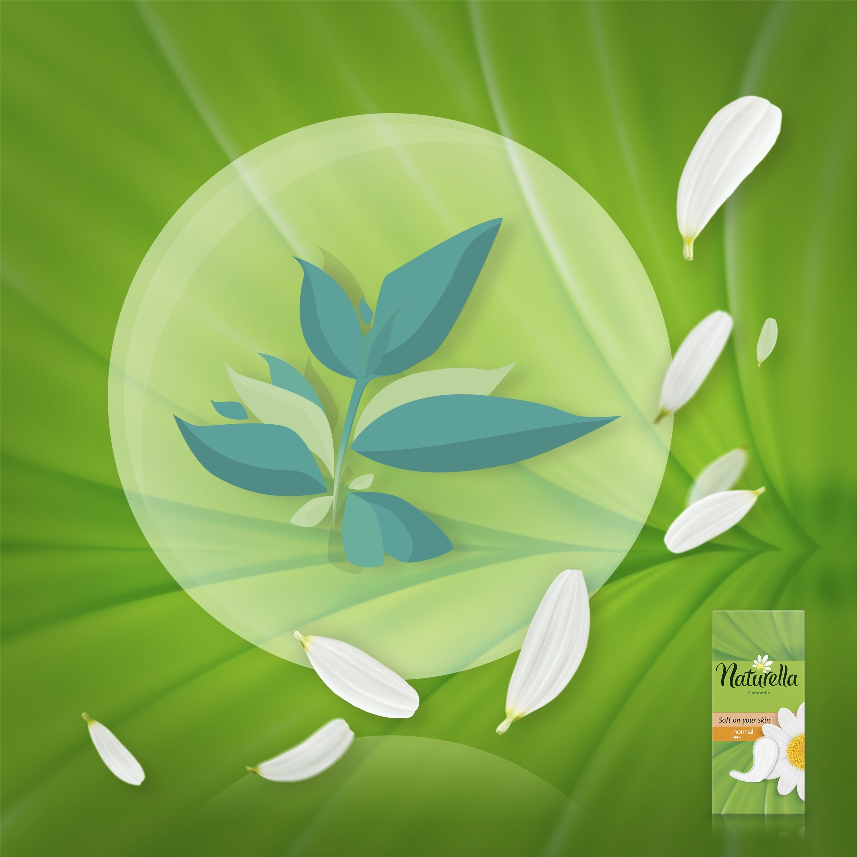 Щоденні прокладки Naturella Green Tea Magic Normal 20 штфото