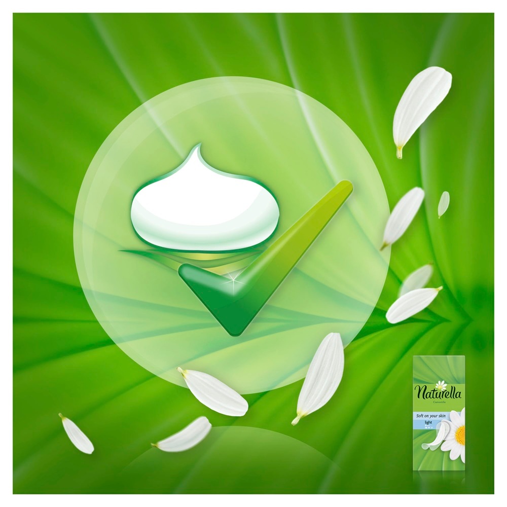 Ежедневные прокладки Naturella Camomile Light 34 шт фото 5