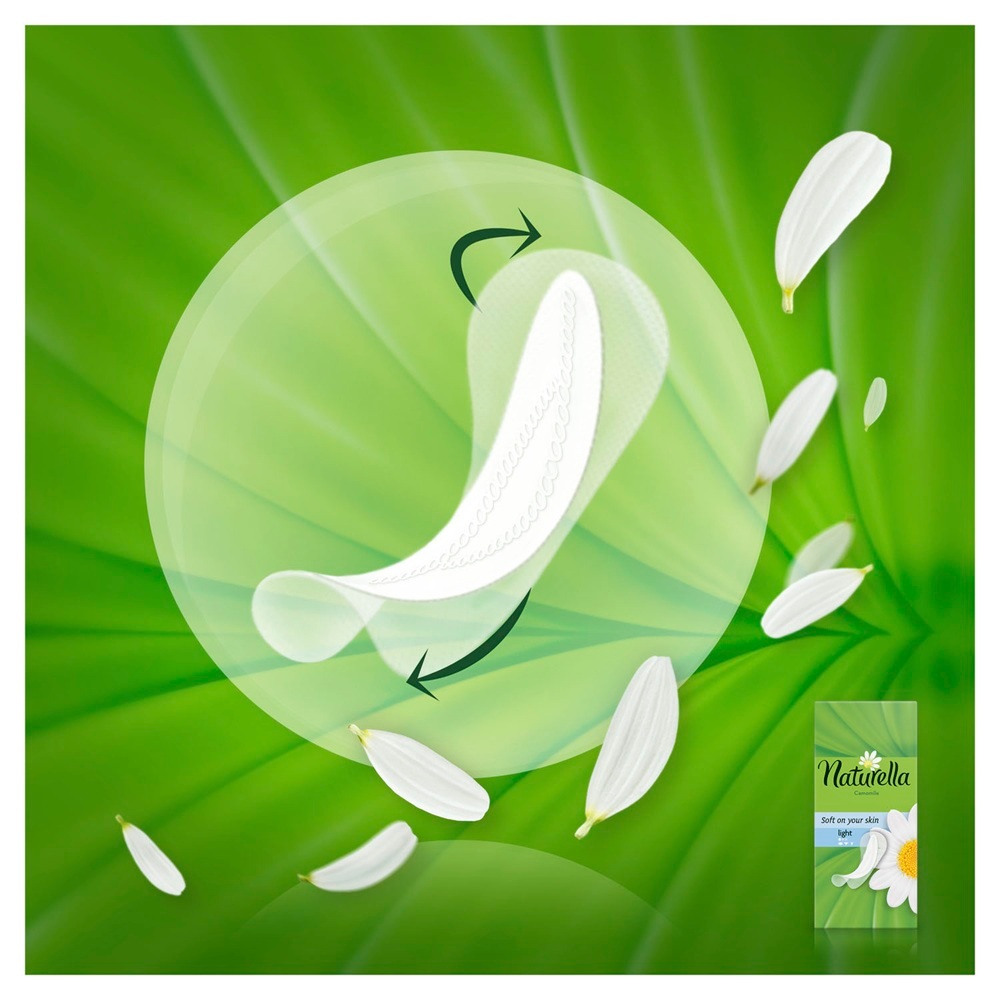 Ежедневные прокладки Naturella Camomile Light 34 шт фото 4