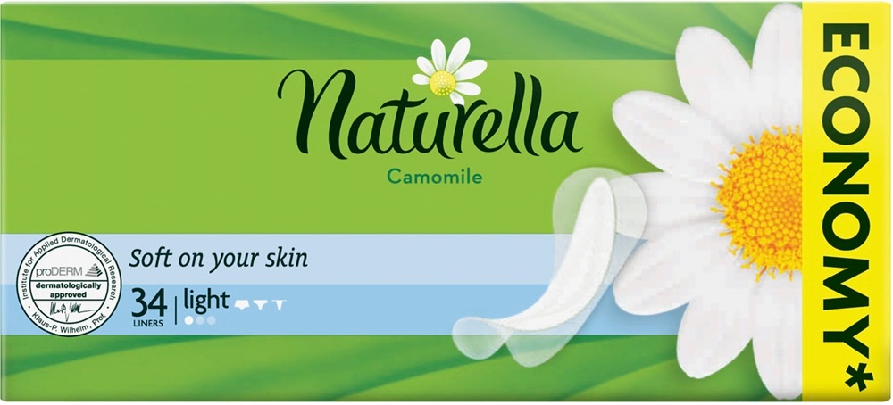 Ежедневные прокладки Naturella Camomile Light 34 шт фото 2
