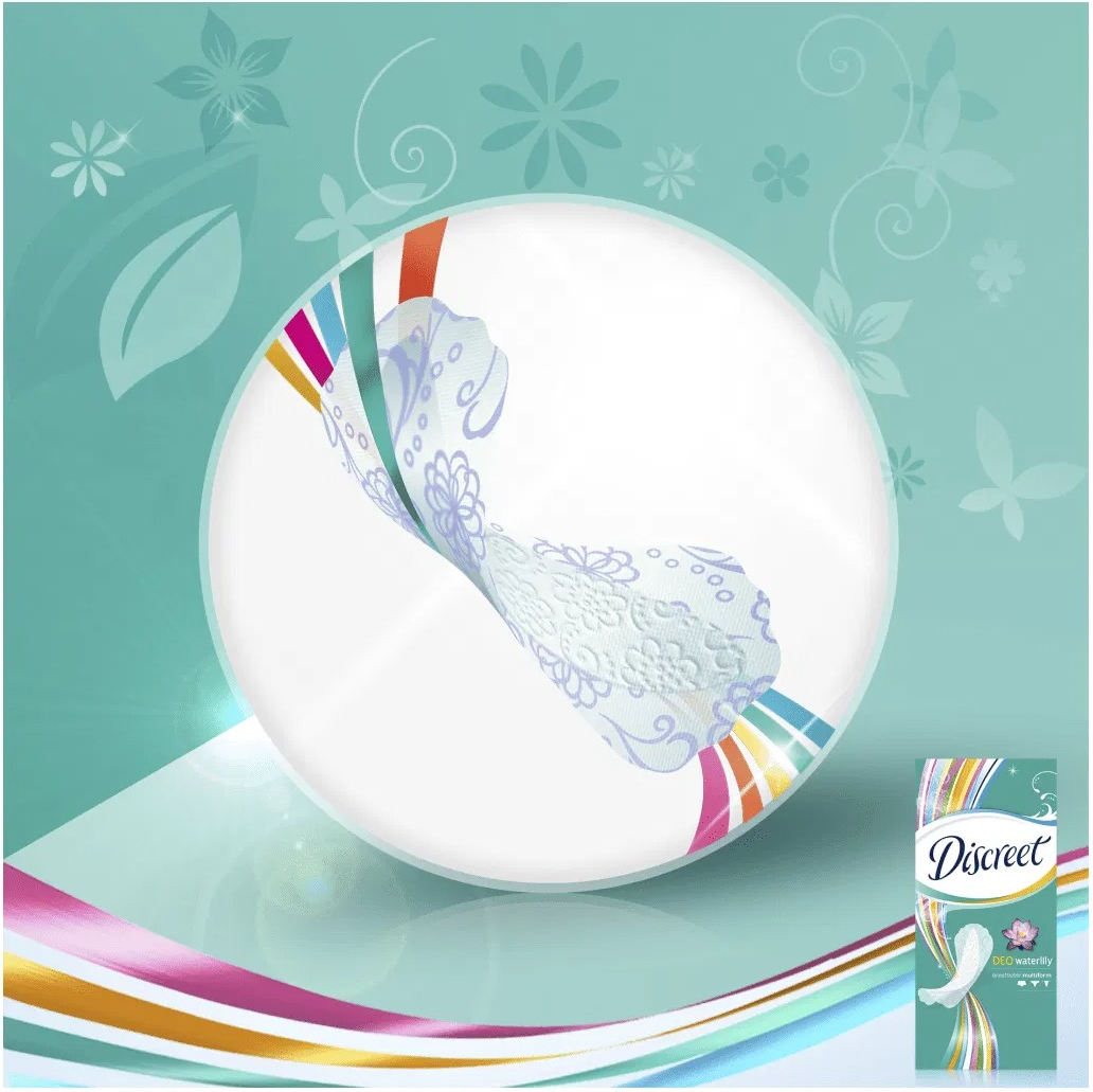 Ежедневные прокладки Discreet Deo Waterlilly 50 шт фото 5