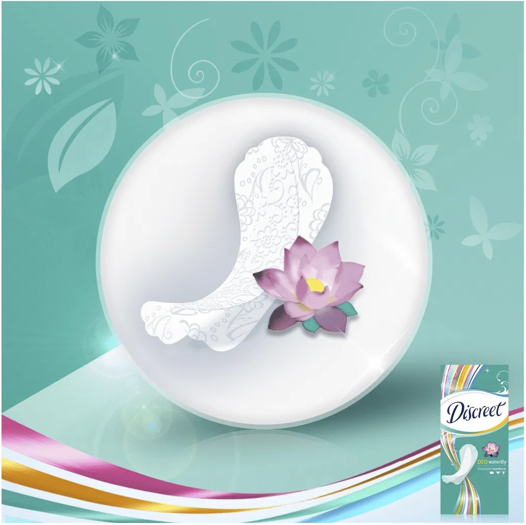 Ежедневные прокладки Discreet Deo Waterlilly 50 шт фото 6