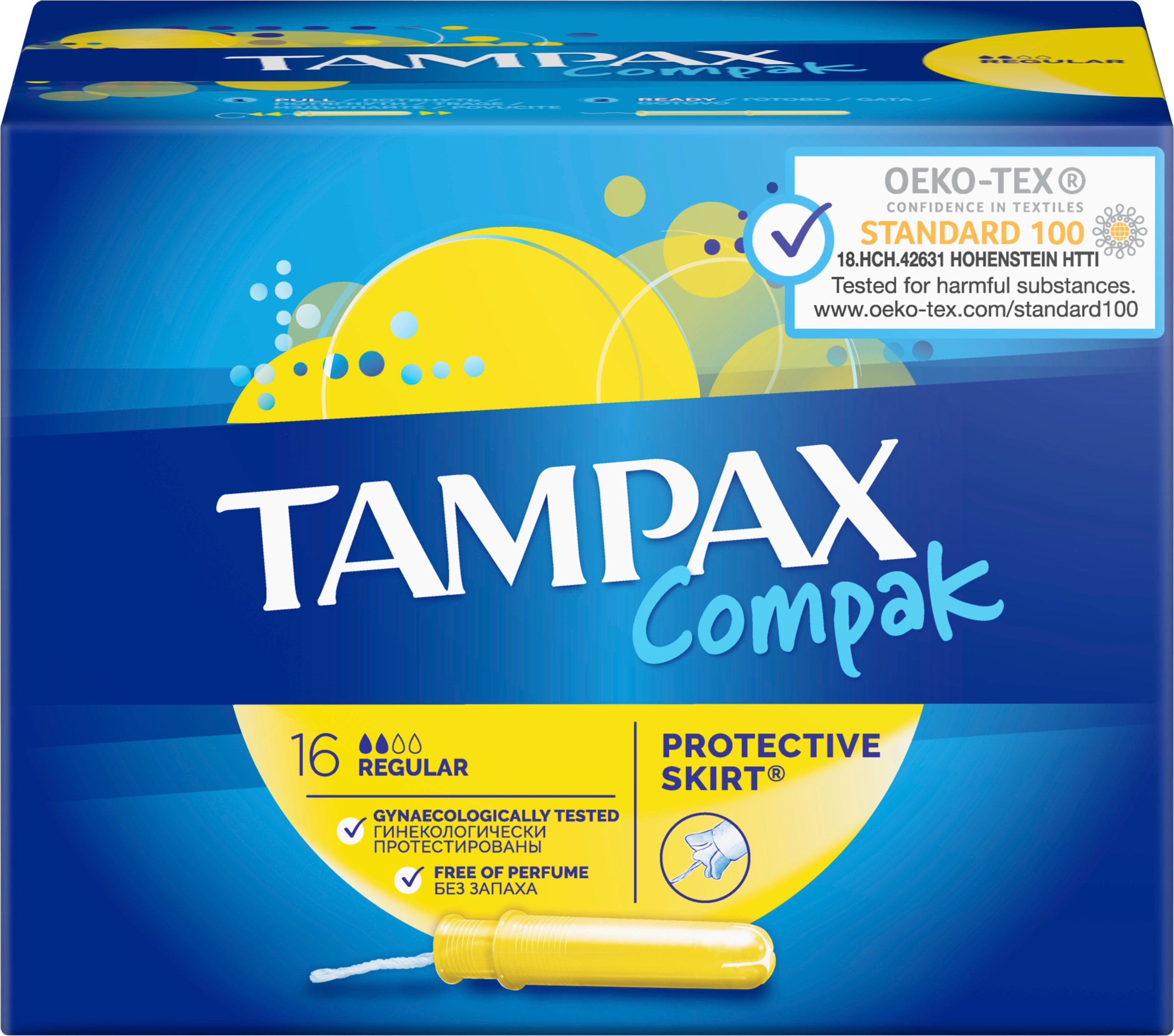 Тампони Tampax Compak Regular з аплікатором 16 штфото2