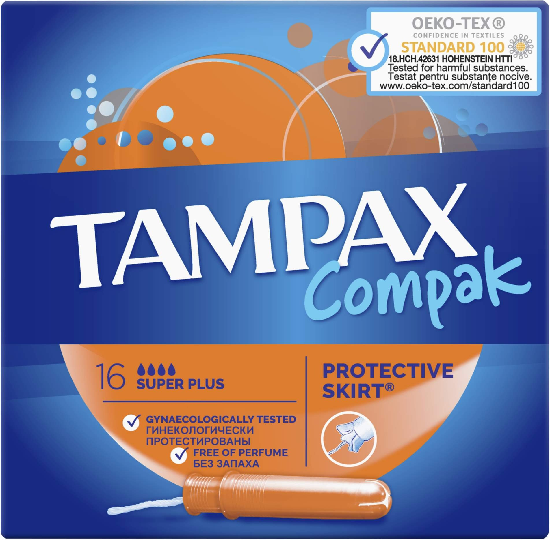 Тампони Tampax Compak Super Plus з аплікатором 16 штфото2