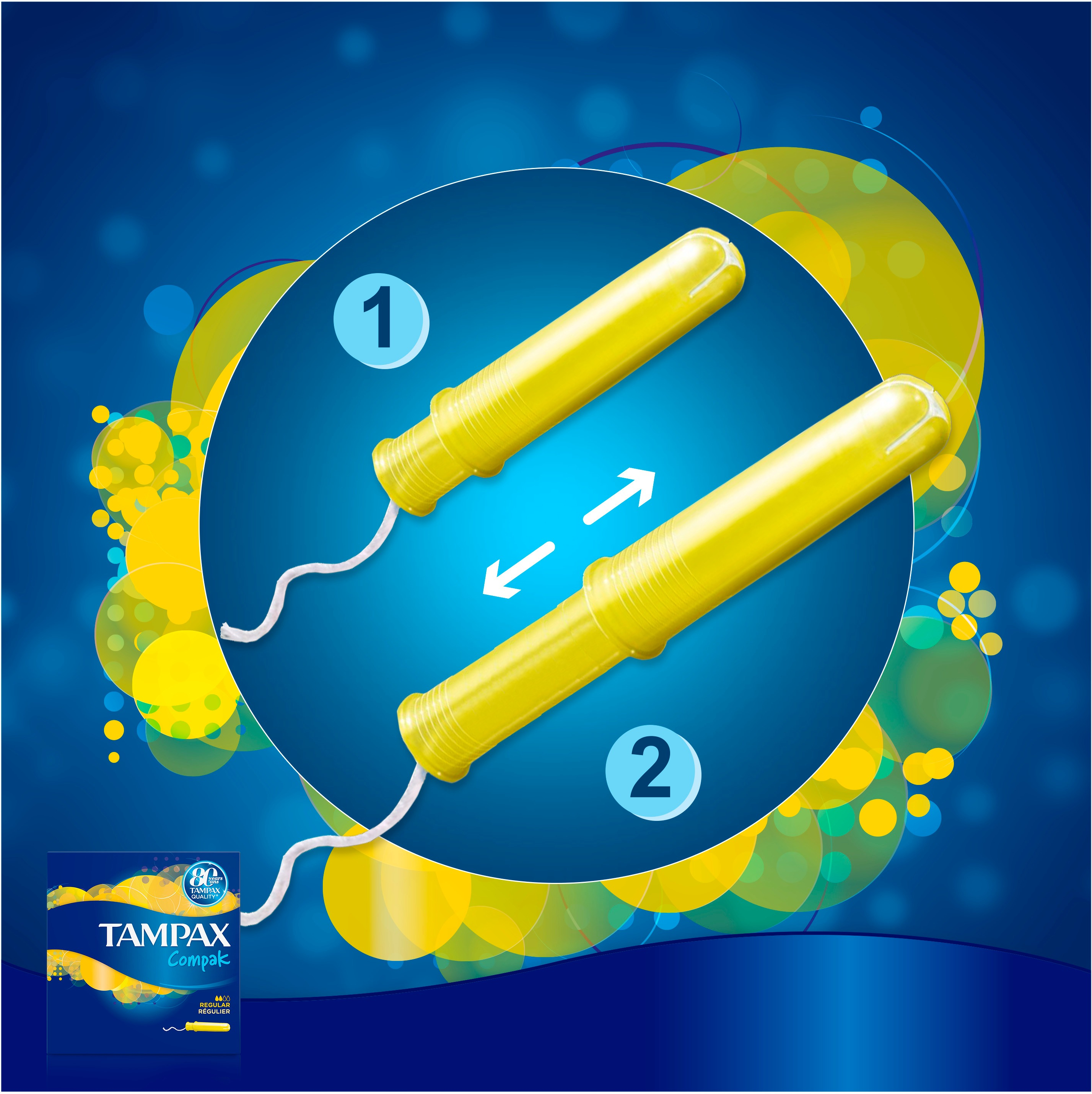 Тампони Tampax Compak Regular з аплікатором 8 штфото5