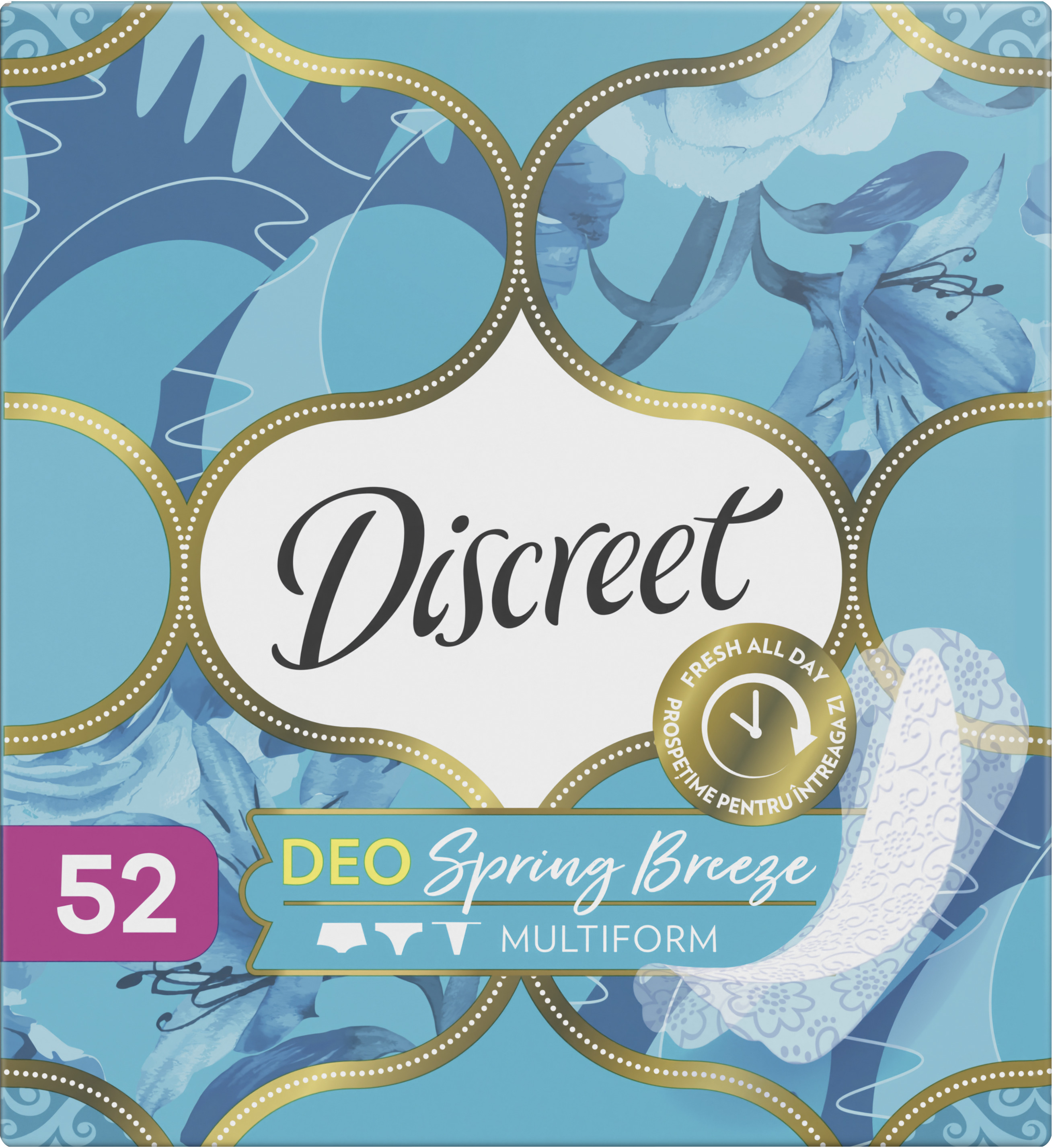 Щоденні прокладки Discreet Ocean Breeze Scent 52 штфото2