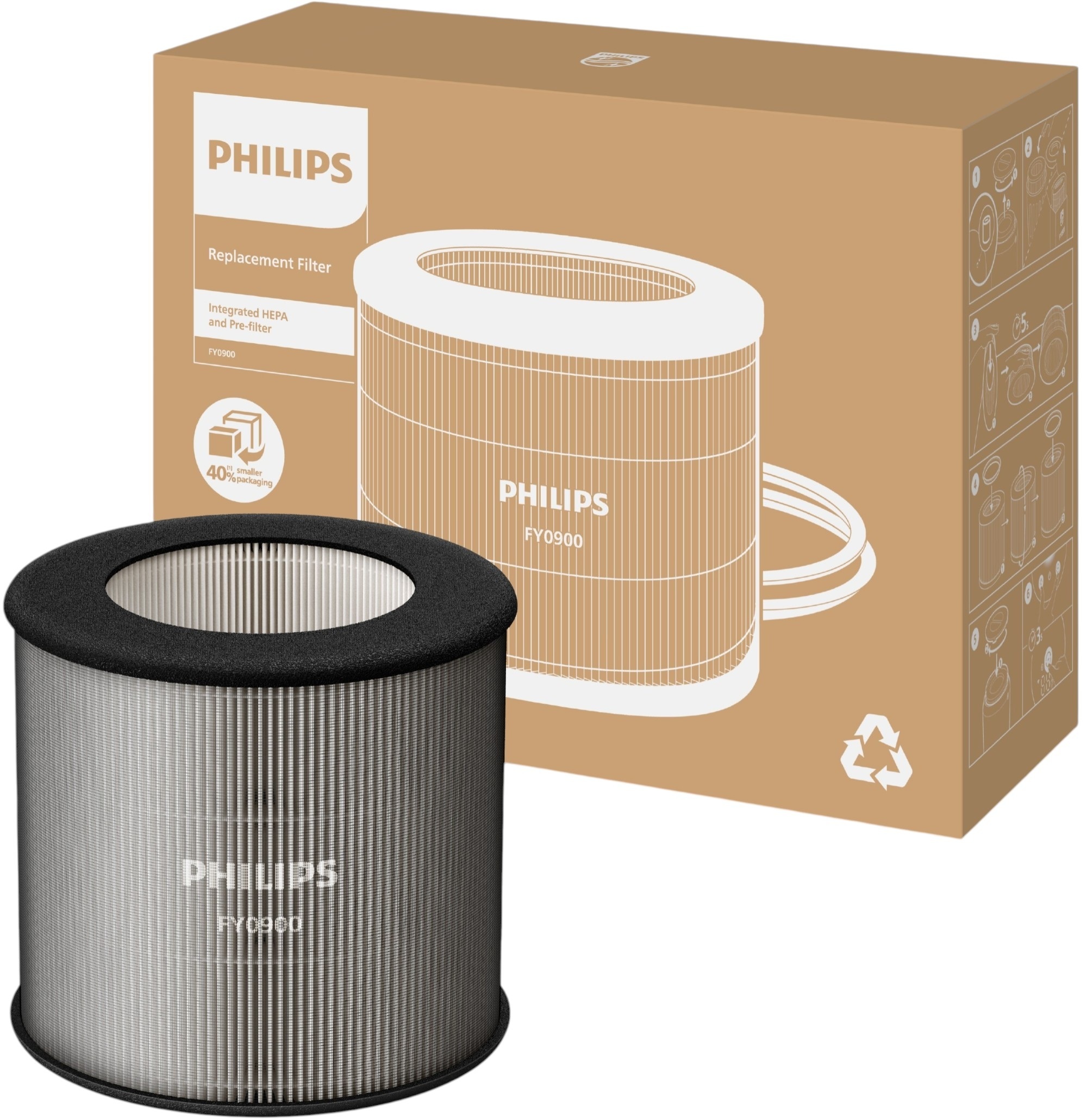 Фильтр для очистителя воздуха Philips FY0900/30 фото 2