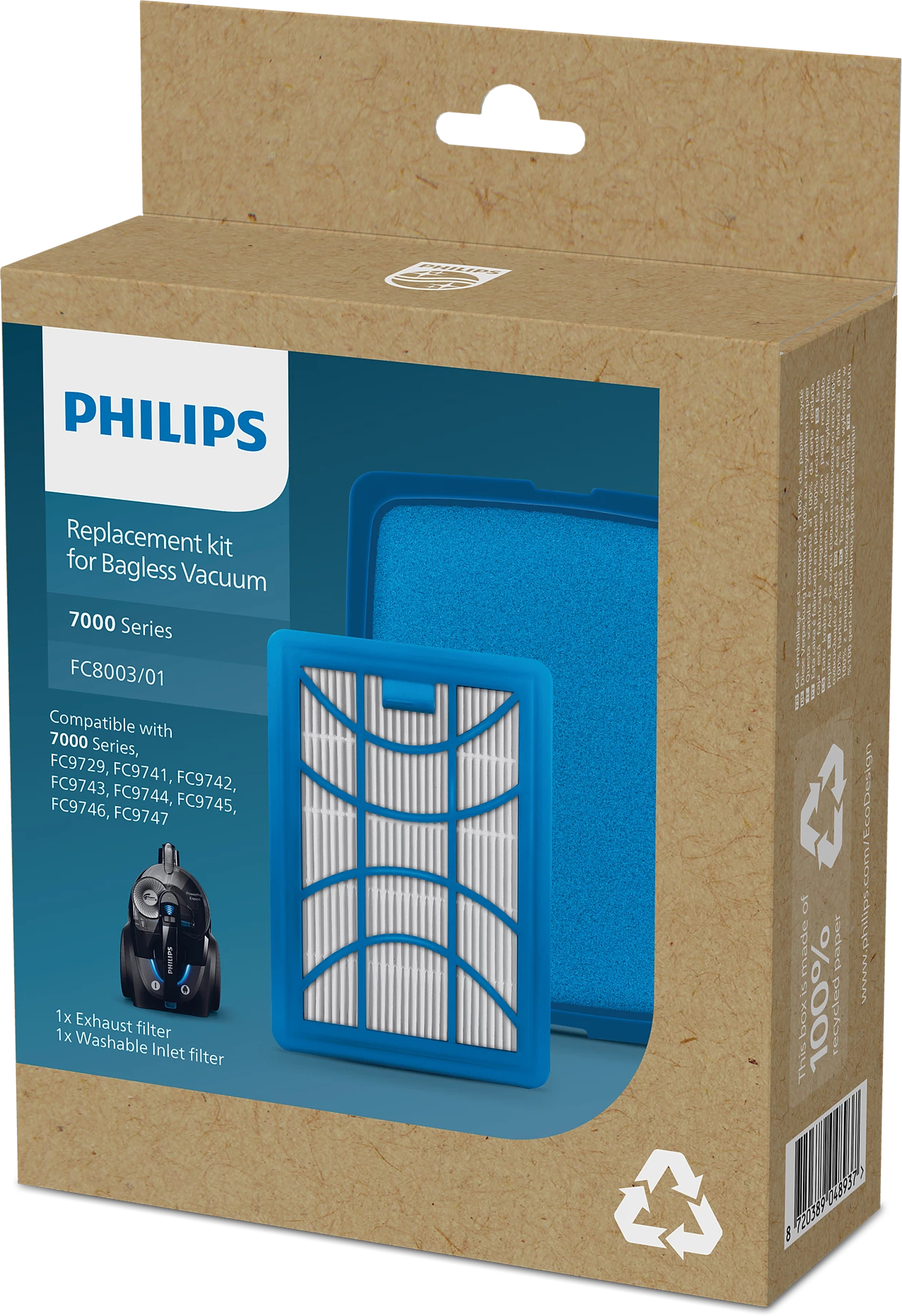 Набір фільтрів для пилососа Philips для PowerPro Expertфото3