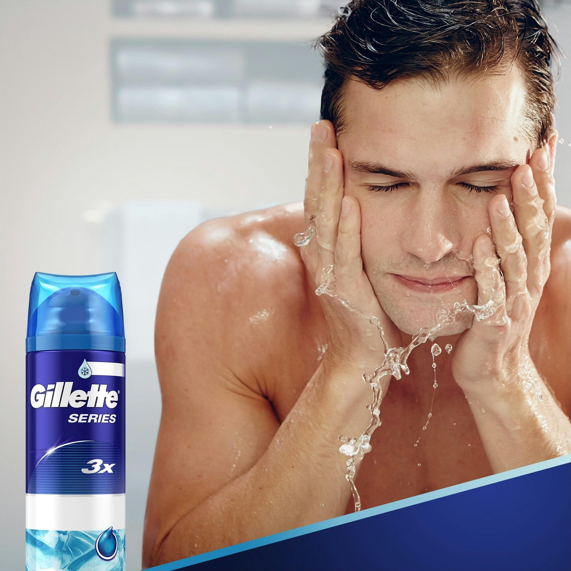 Гель для бритья Gillette Series Sensitive Cool 200 мл фото 