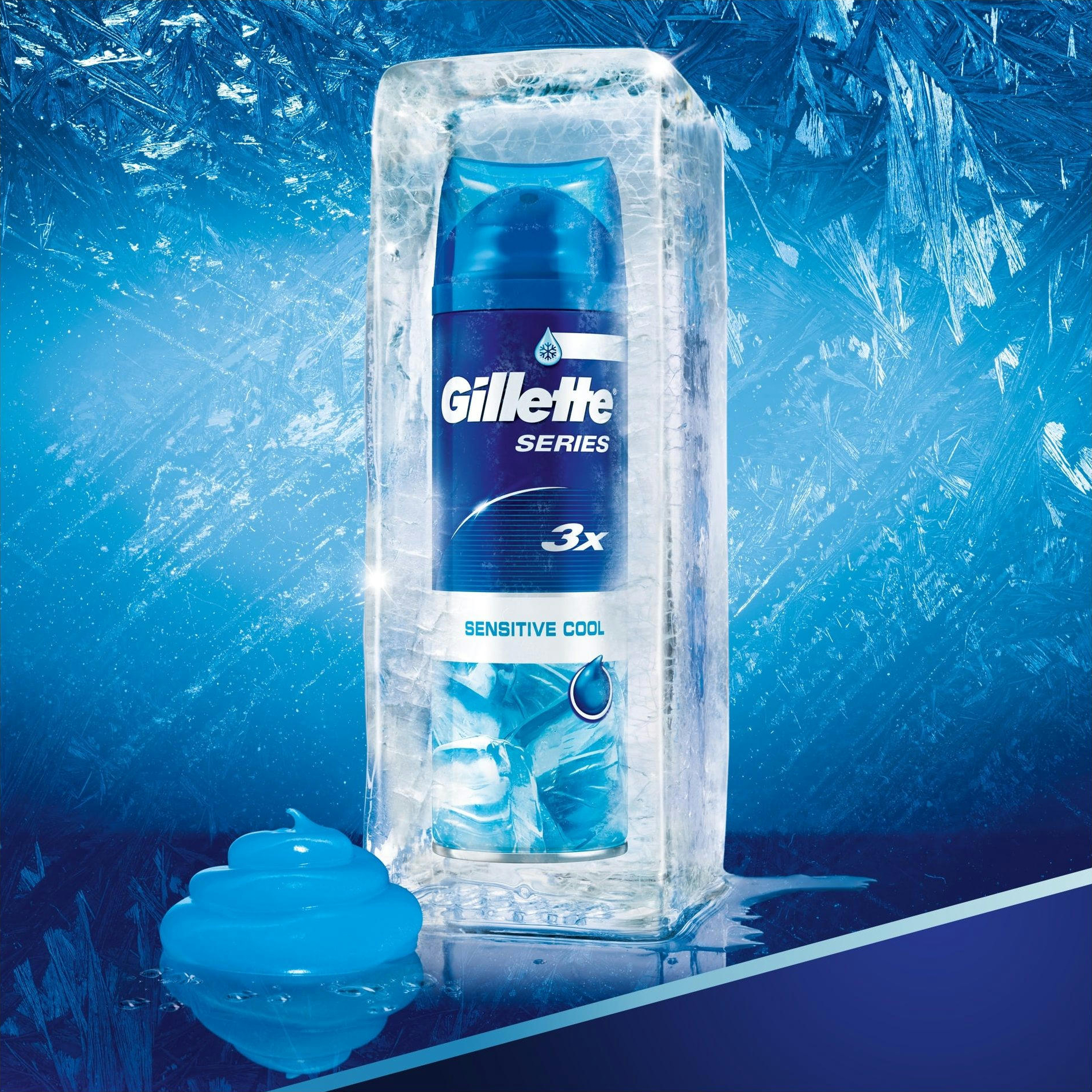 Гель для бритья Gillette Series Sensitive Cool 200 мл фото 