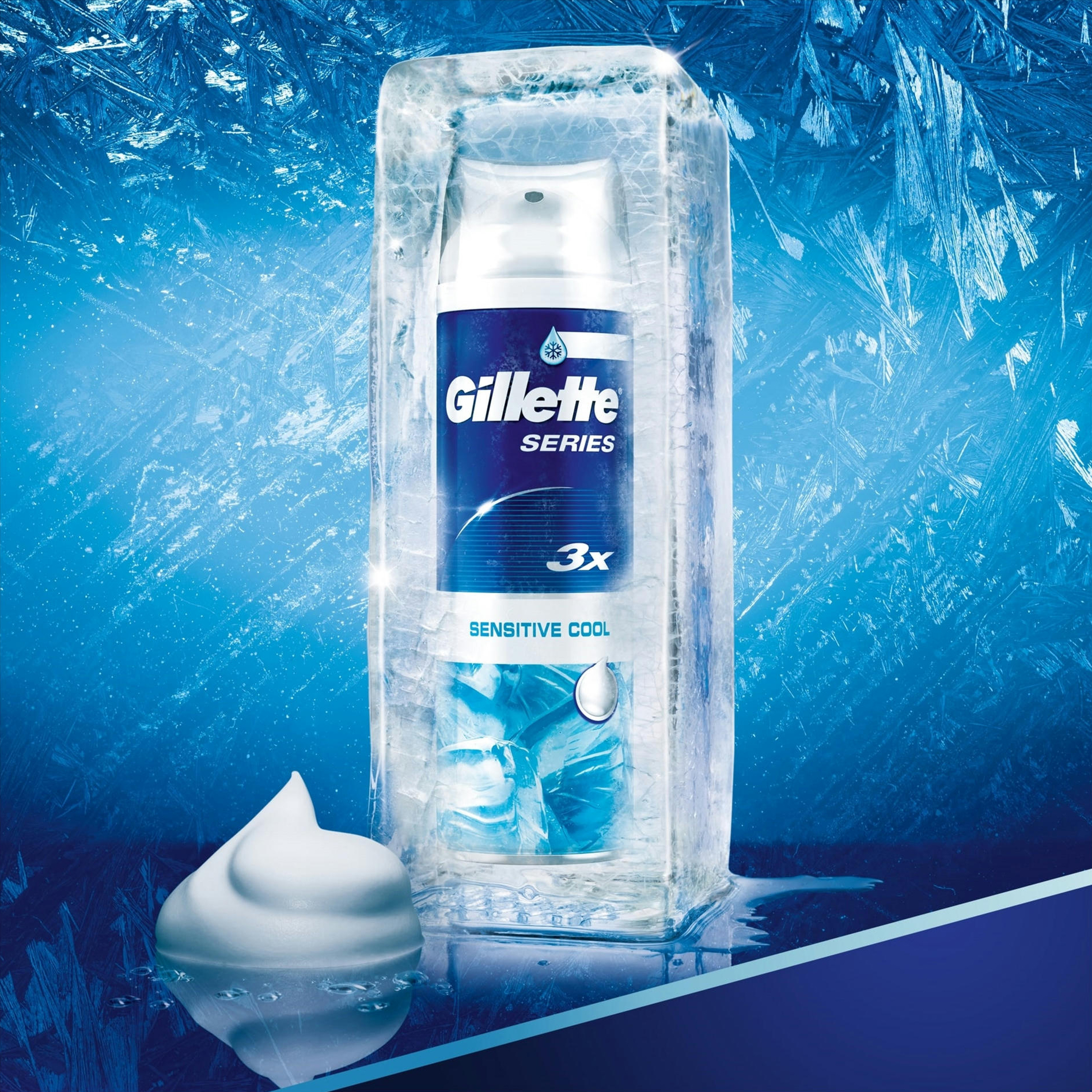 Піна для гоління Gillette Series Sensitive Cool 250 млфото