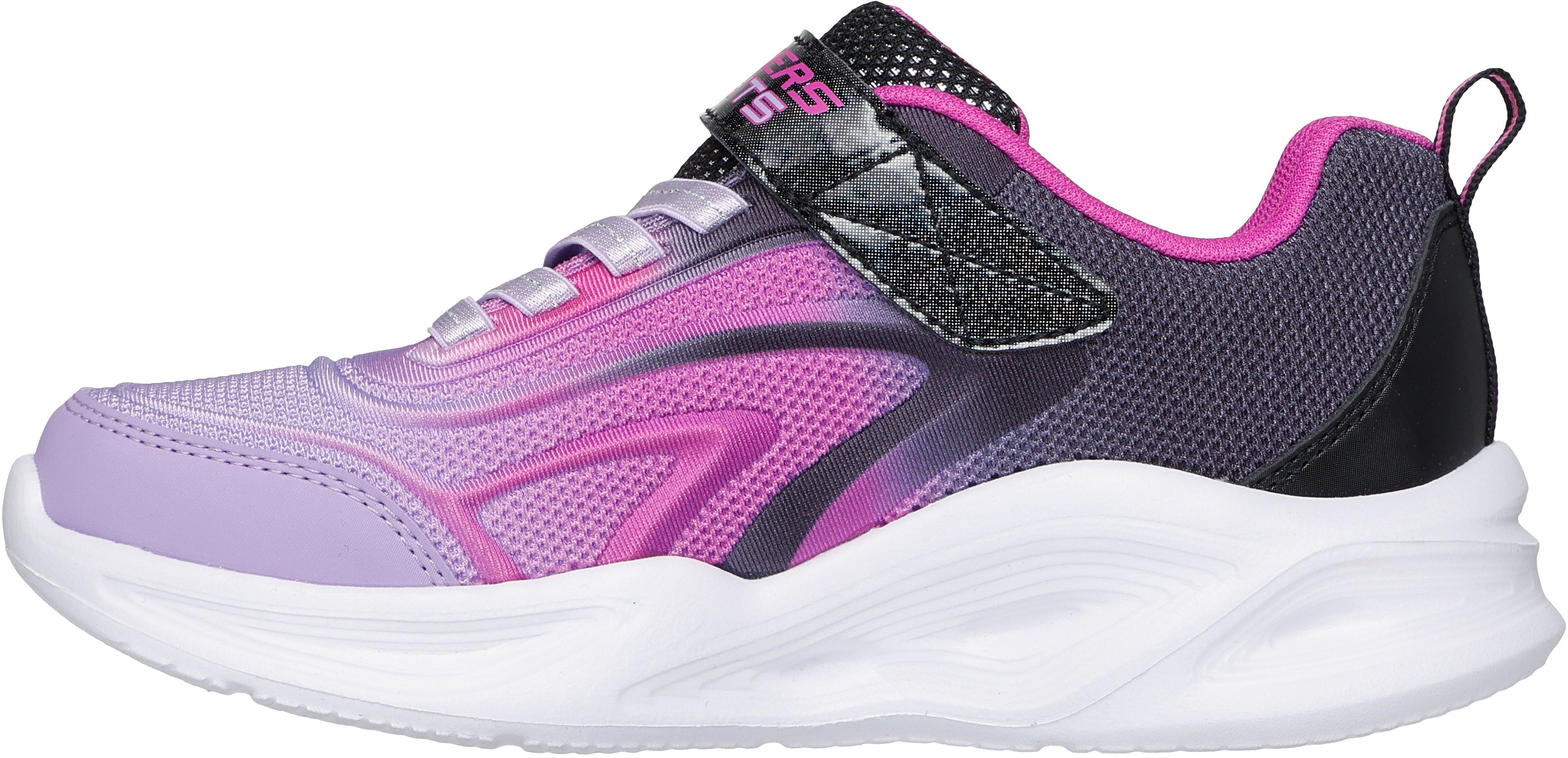 Кросівки підліткові для дівчаток Skechers S-Lights: Sola Glow 303713L BKMT 31 (13.5 US) рожевий/сірийфото
