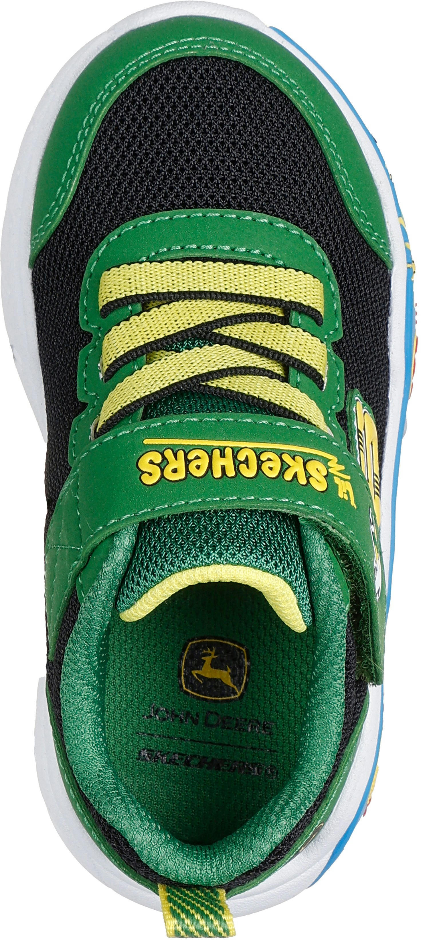 Кросівки для хлопчиків Skechers Play Scene 407065N GNBK 26 (10 US) зеленийфото4