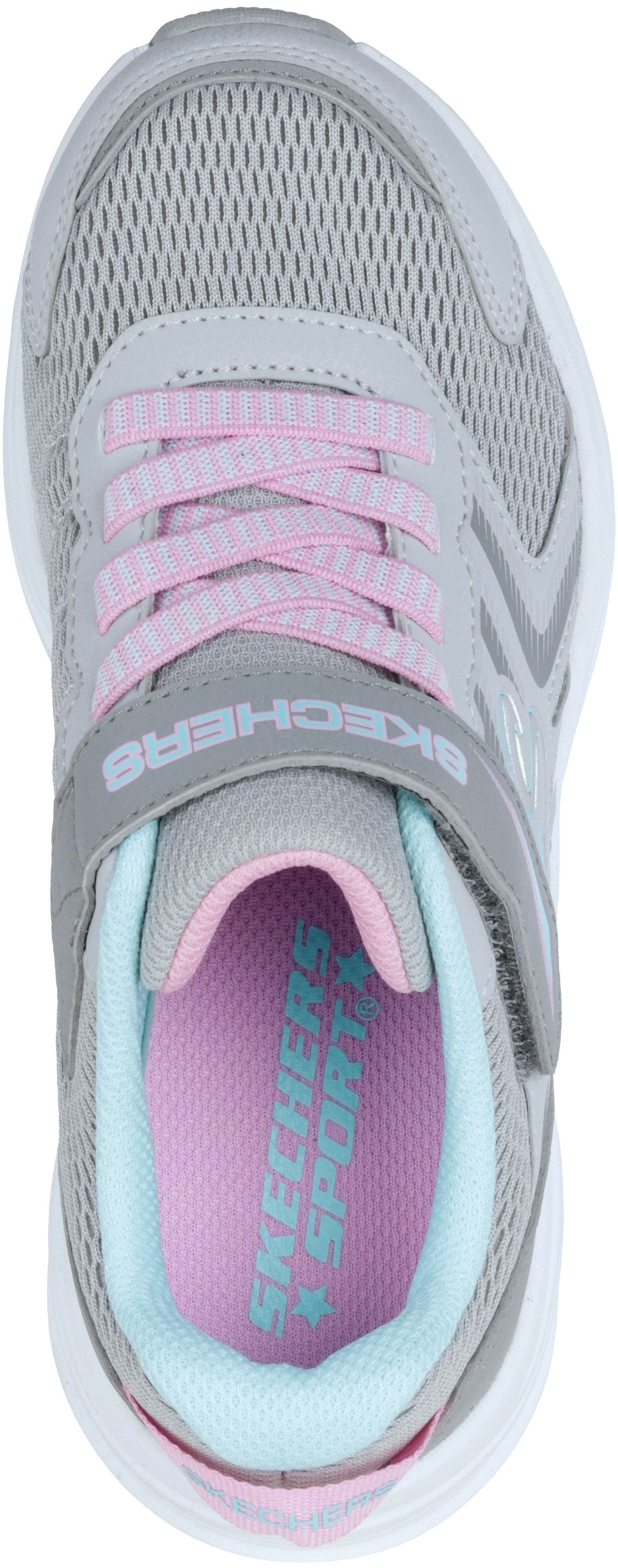 Кроссовки подростковые для девочек Skechers Microspec Tread 303642L GYMT 36 (4 US) серый фото 