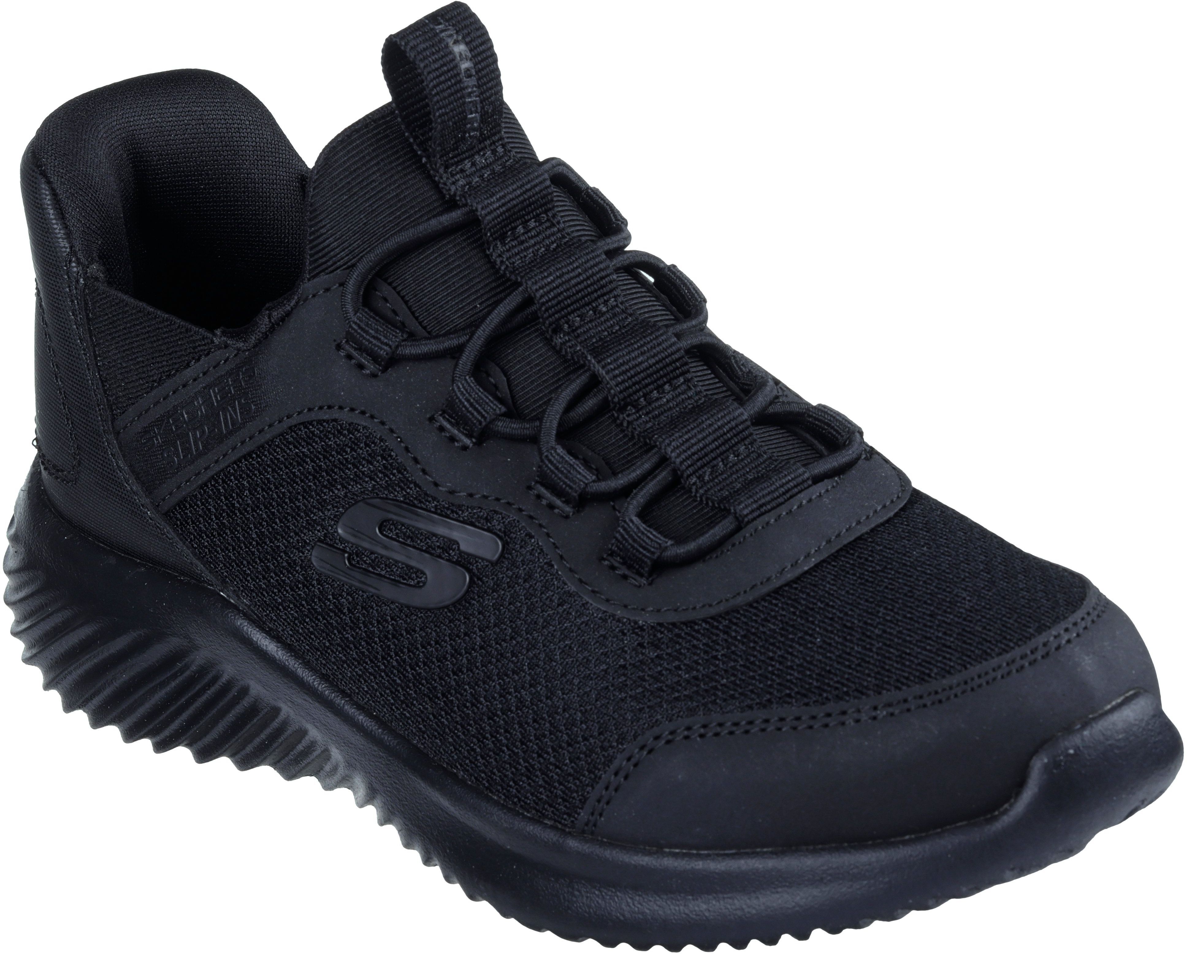 Кроссовки подростковые для мальчиков Skechers Bounder 403822L BBK 32 (1 US) черный фото 