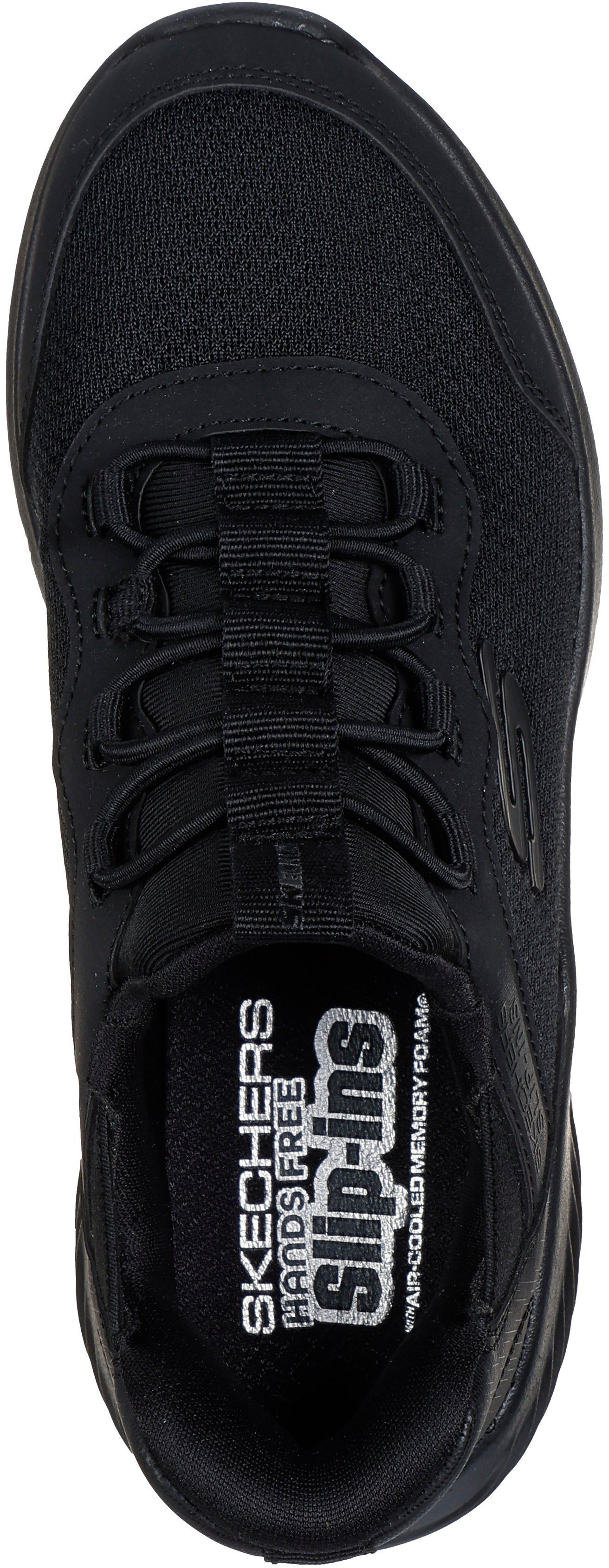 Кроссовки подростковые для мальчиков Skechers Bounder 403822L BBK 32 (1 US) черный фото 