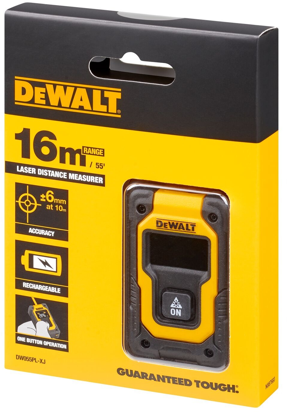 Далекомір лазерний DeWalt Li-lon 16м +/- 6мм IP54 (DW055PL)фото4