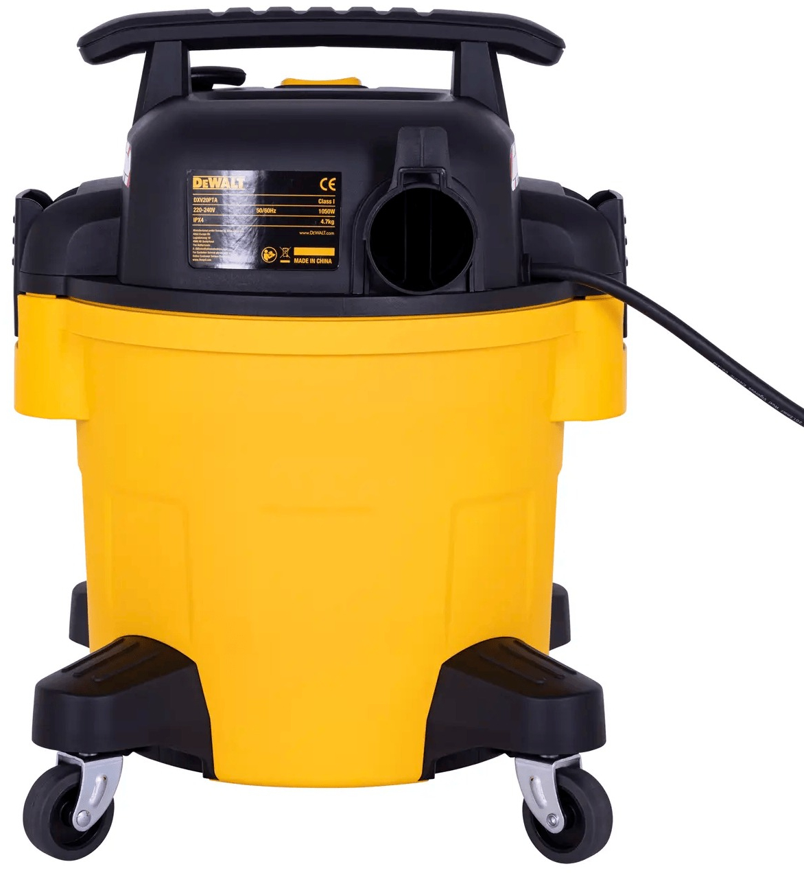 Пылесос профессиональный DeWalt 1050Вт (DXV20PTA) фото 2