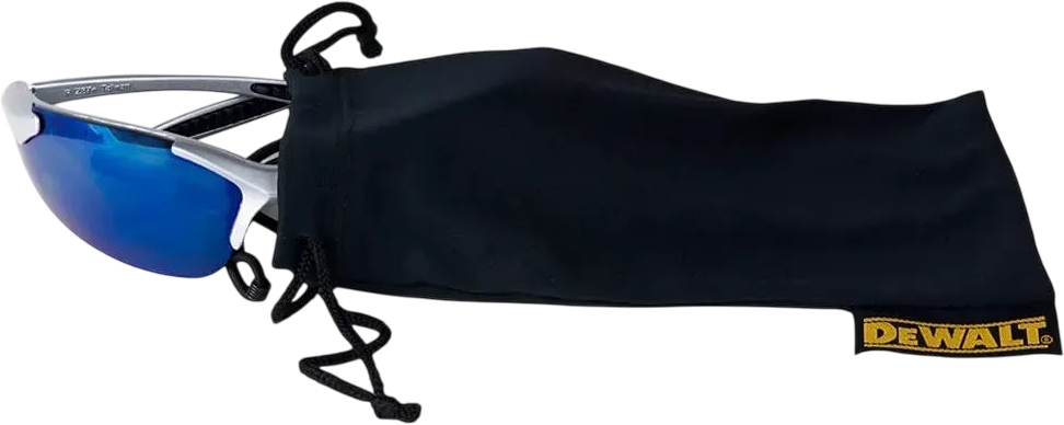 Окуляри захисні DeWalt Infinity блакитні дзеркальні полікарбонат (DPG90S-7D)фото5