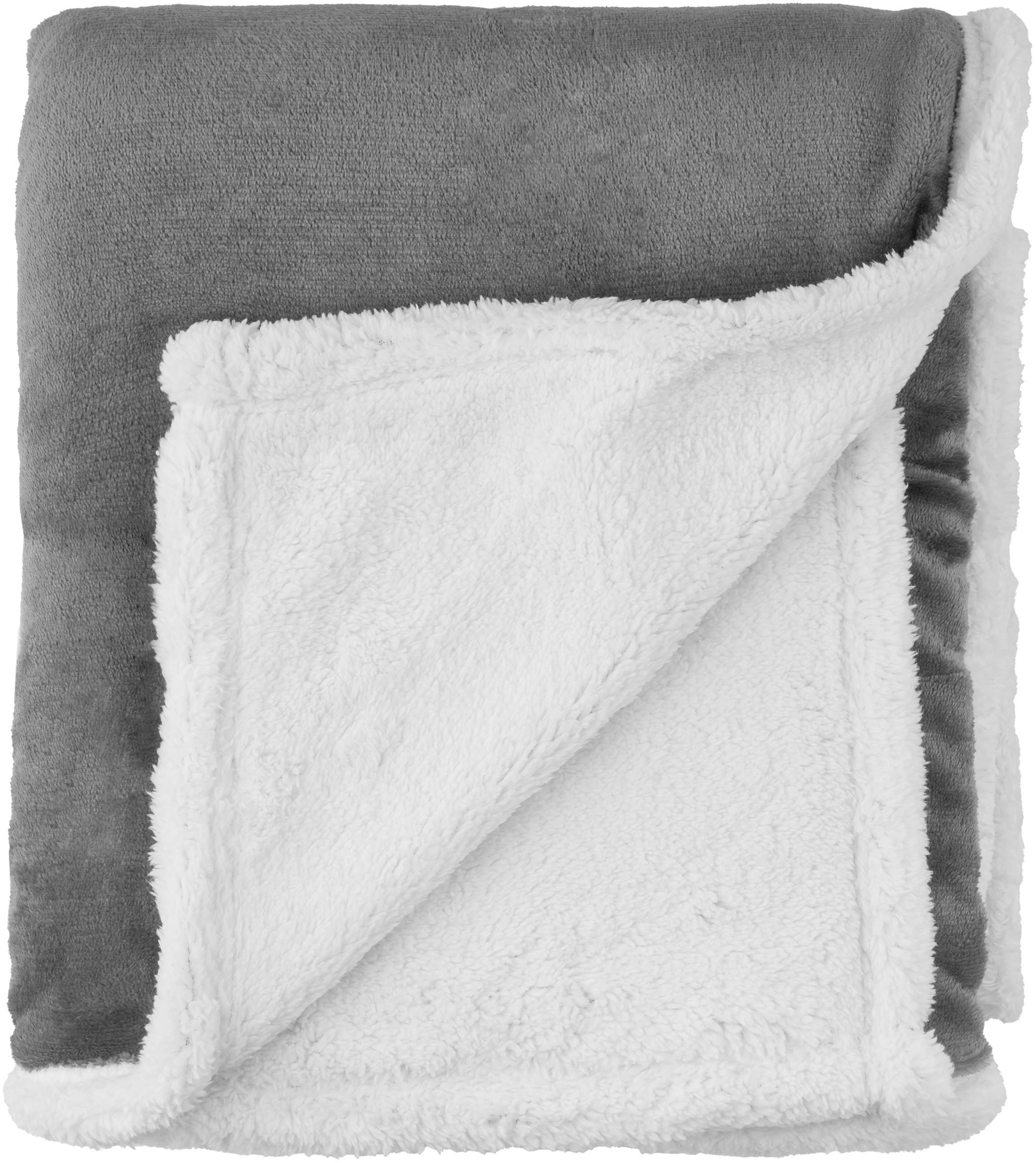 Плед ARDESTO Sherpa 160х200см, 100% серый (ART0203SH) фото 3