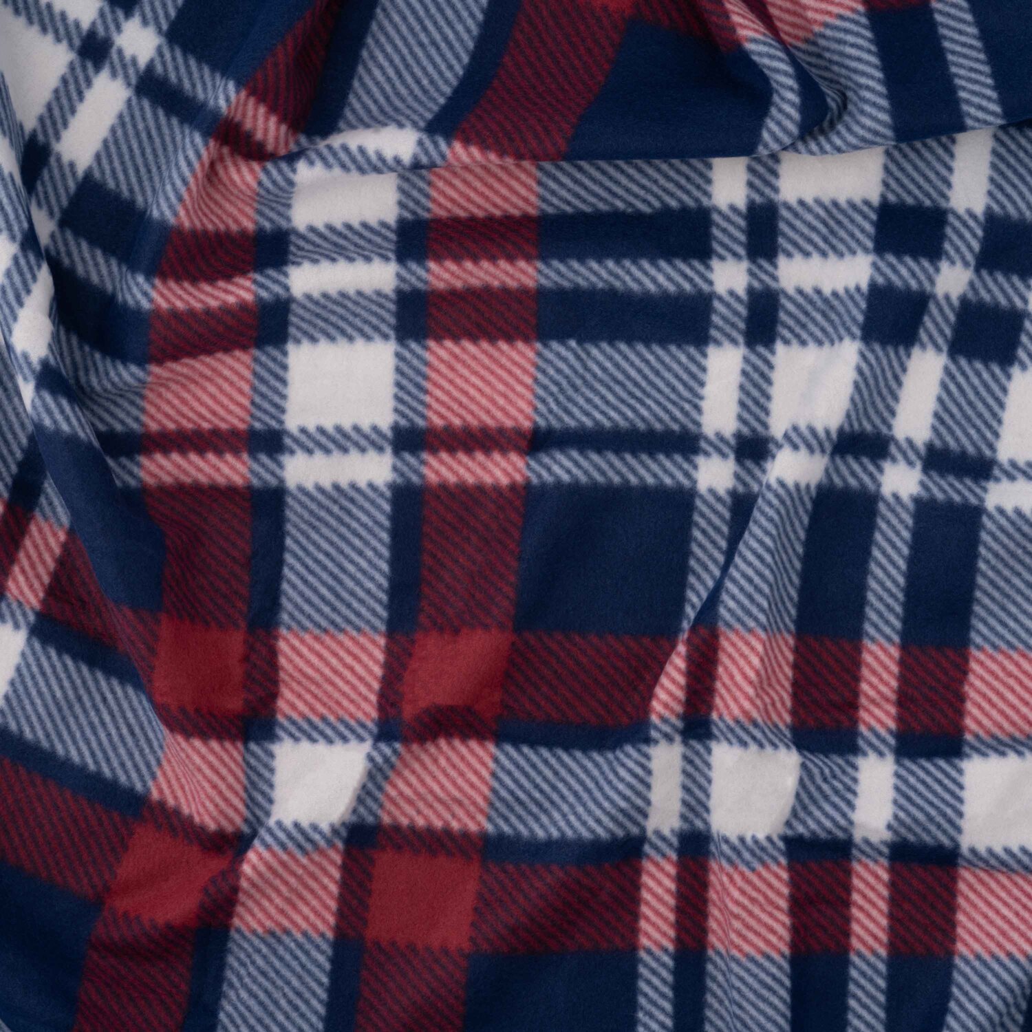 Плед ARDESTO Fleece 130x160см, 100% сине-бордовый (ART0719PB) фото