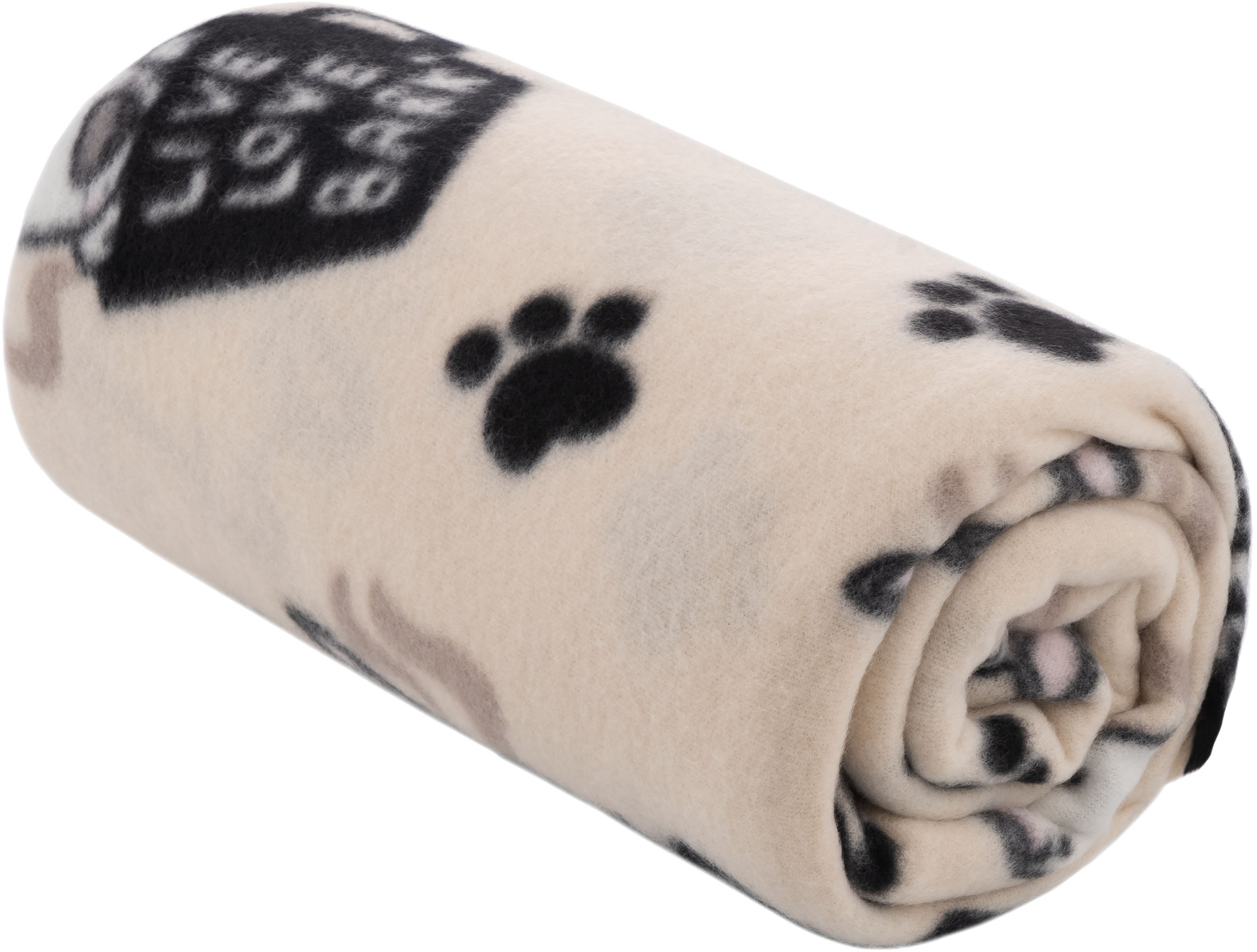 Плед ARDESTO Fleece 130x160см, 100% песики, бежевый (ART0723PB) фото 2