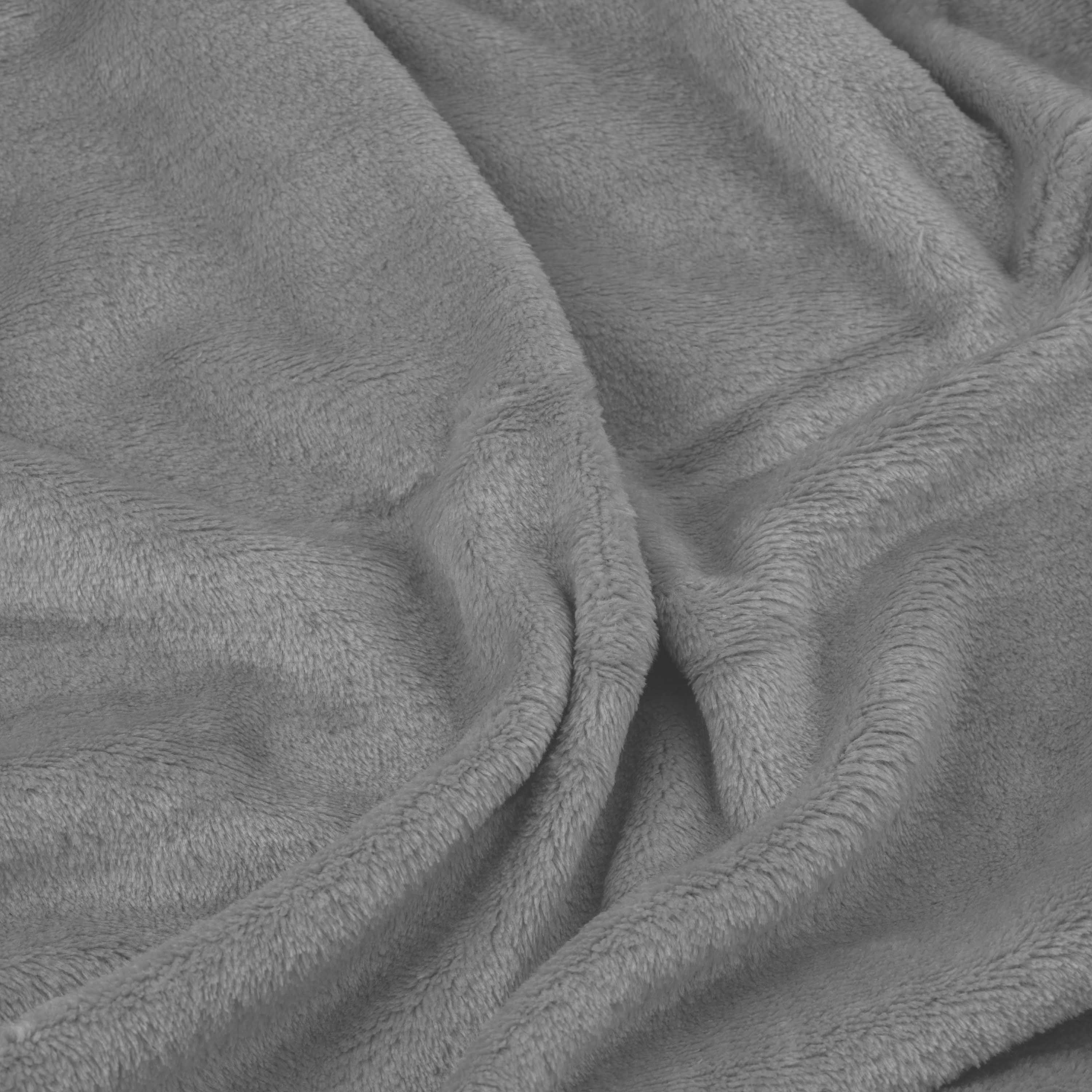 Плед ARDESTO Flannel 160х200см, 100% серый светлый (ART0227SB) фото 3