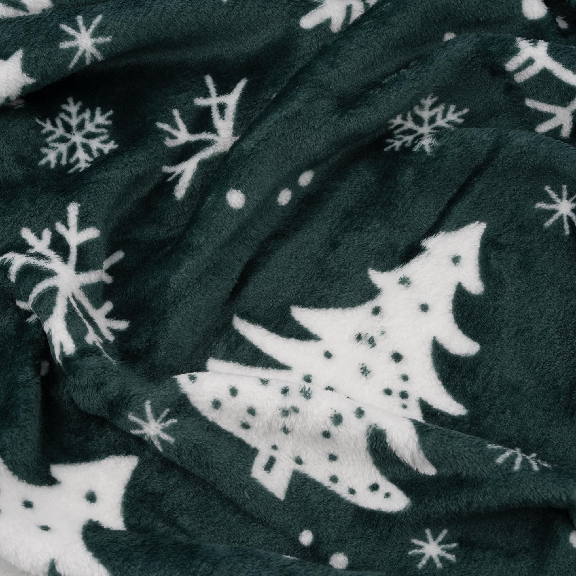 Плед ARDESTO Christmas Flannel 160х200см, 100% полиэстер, елки (ART0128PB) фото 4