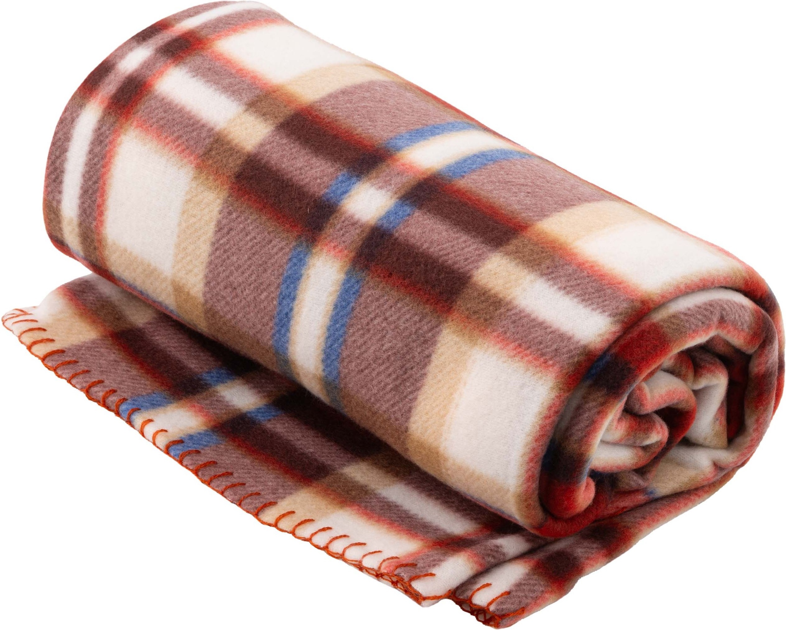 Плед ARDESTO Fleece 130x160см, 100% бело-коричневый (ART0720PB) фото 2