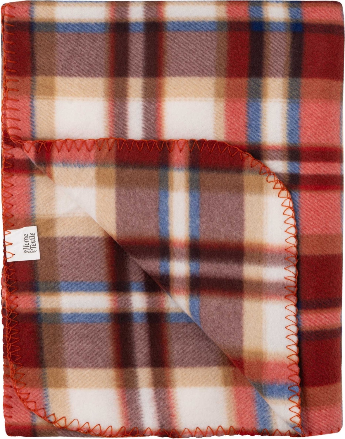 Плед ARDESTO Fleece 130x160см, 100% бело-коричневый (ART0720PB) фото