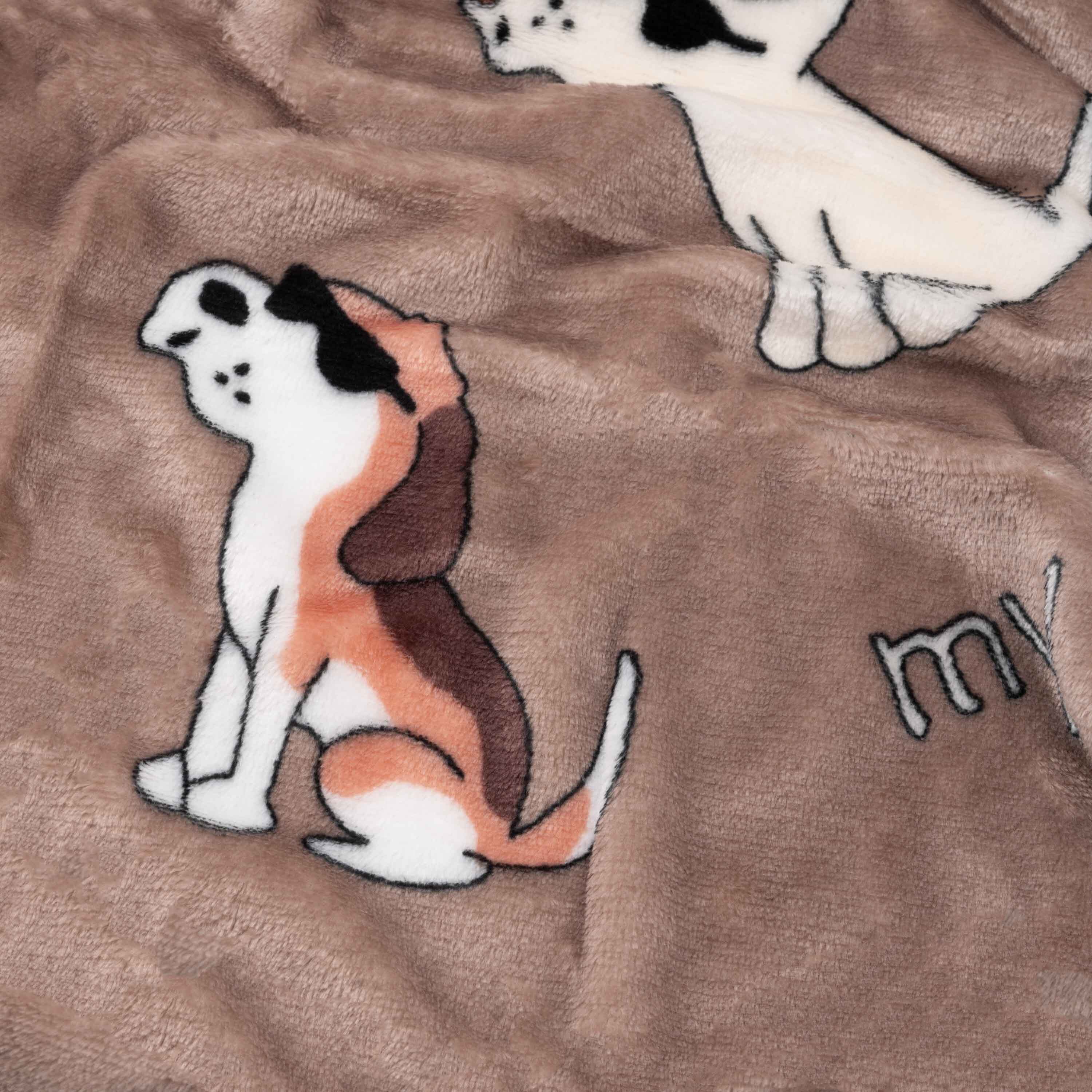 Плед ARDESTO Flannel 160х200см, 100% песики в очках (ART0129PB) фото 4