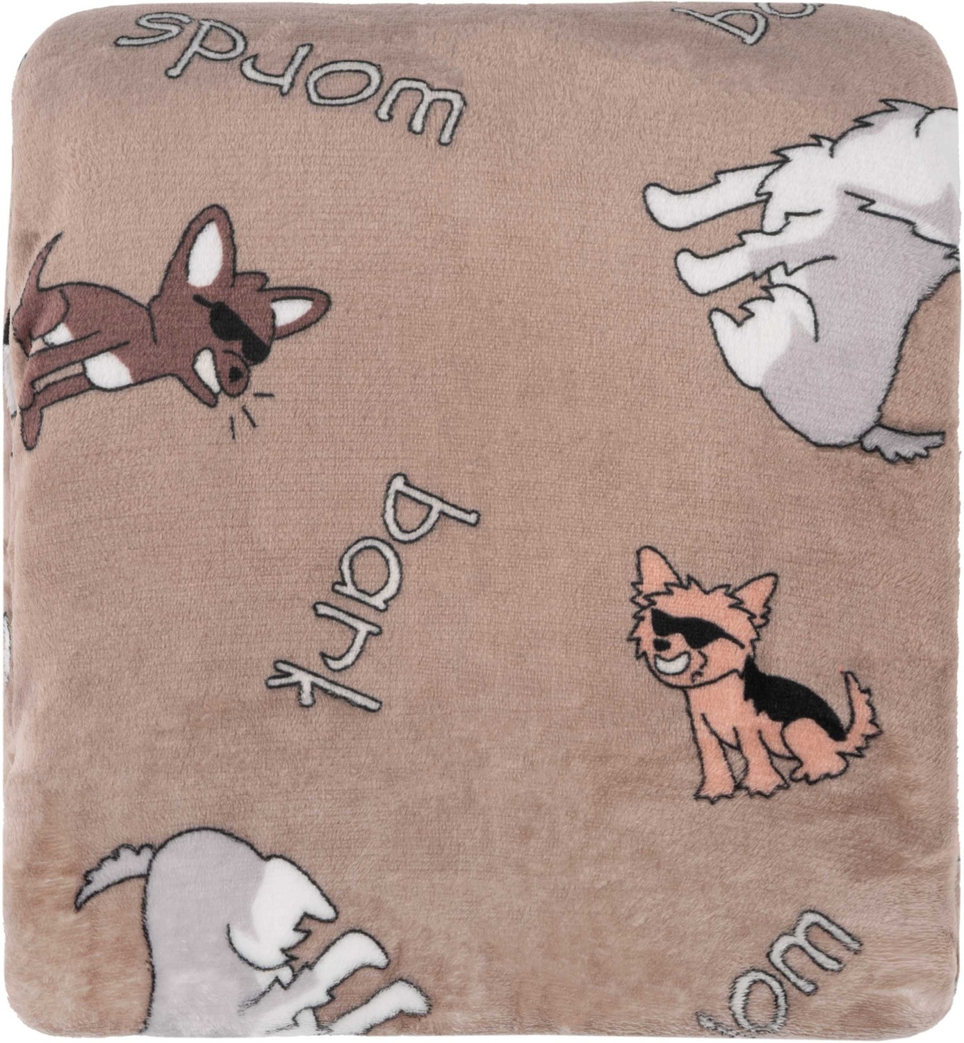 Плед ARDESTO Flannel 160х200см, 100% песики в очках (ART0129PB) фото