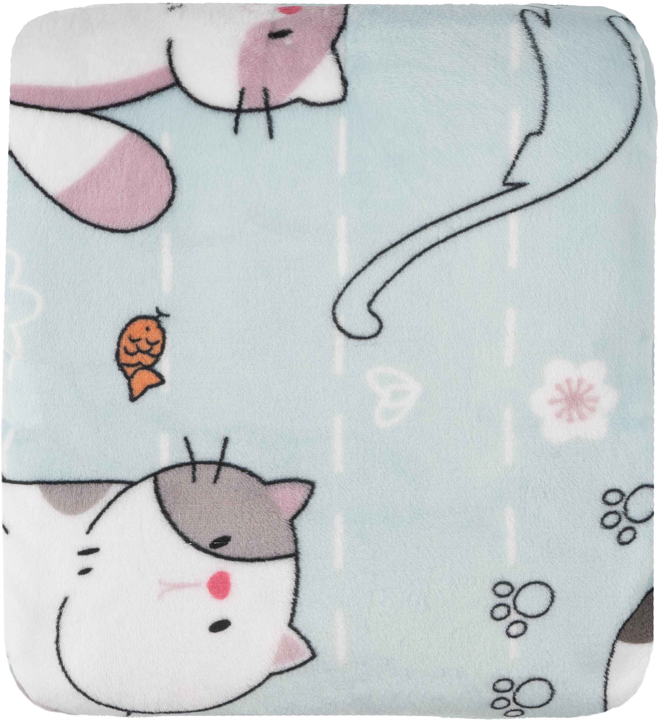 Плед ARDESTO Flannel 160х200см, 100% милые котики (ART0130PB) фото 2