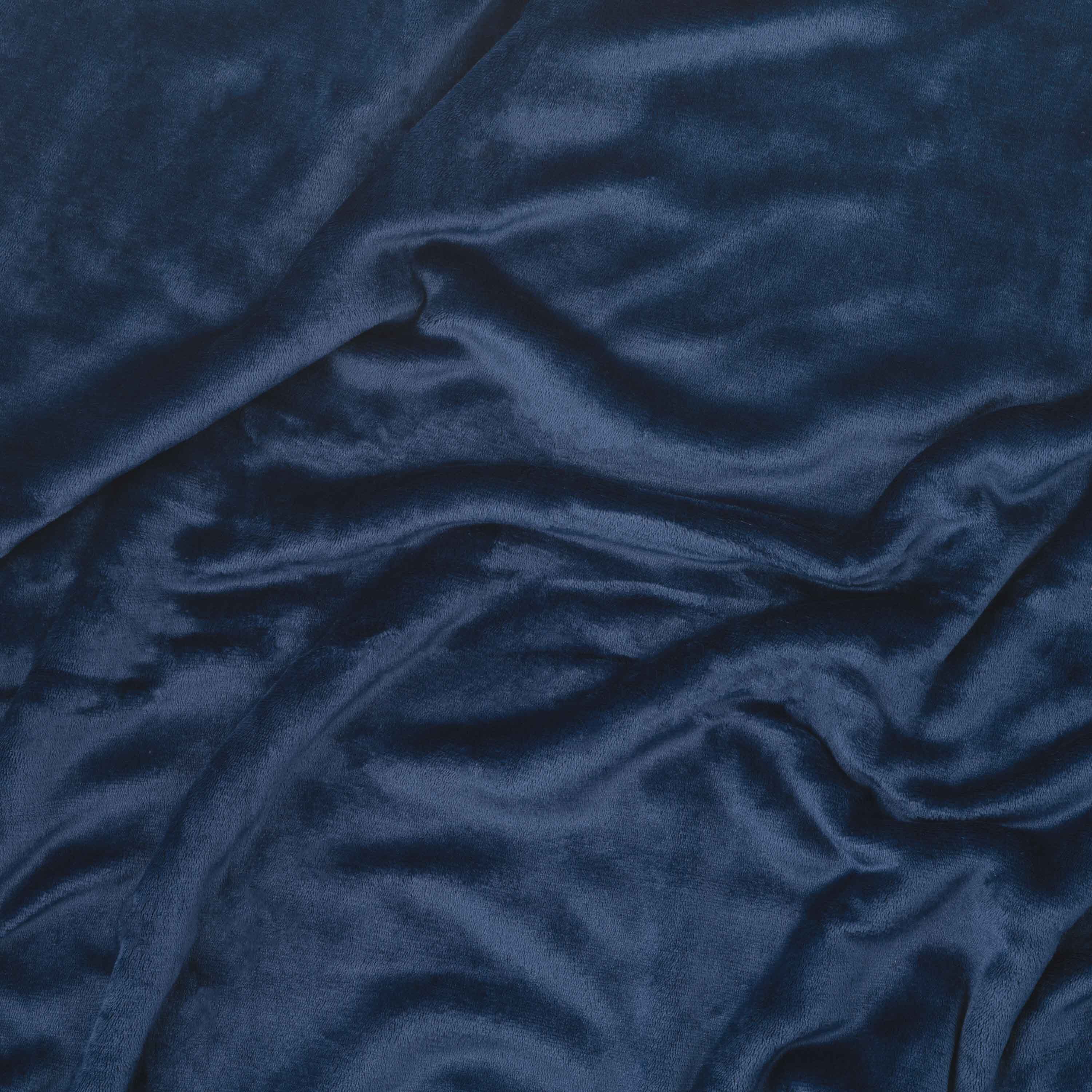 Плед ARDESTO Sherpa 160х200см, 100% синий темный (ART0204SH) фото 4