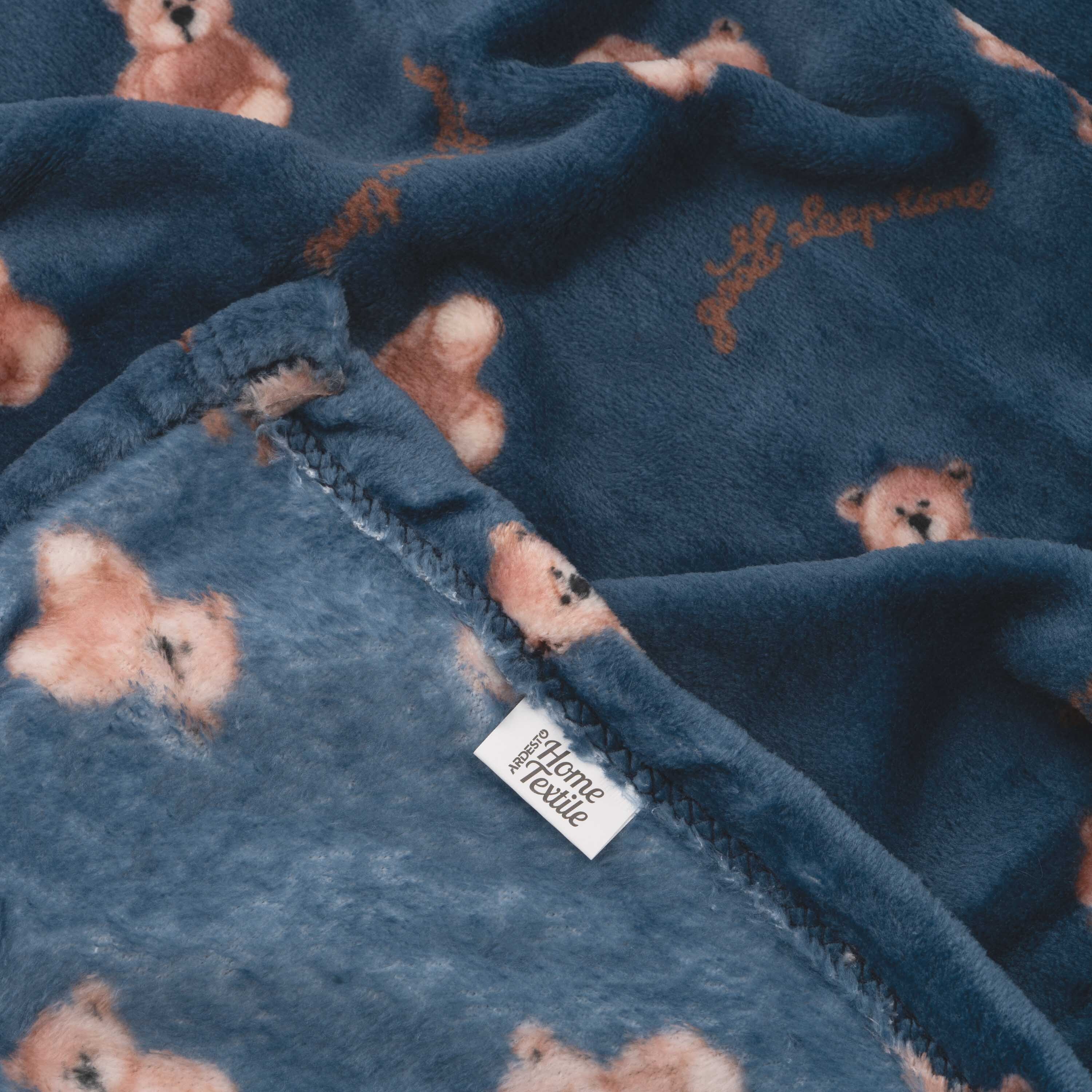 Плед ARDESTO Flannel 160х200см, 100% плюшевые мишки (ART0131PB) фото 5