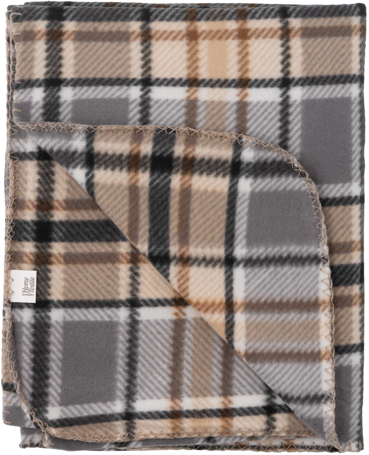 Плед ARDESTO Fleece 130x160см, серый 100% (ART0721PB) фото