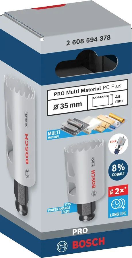 Коронка Bosch Professional Multi Material PC Plus 35мм (2.608.594.378) фото 3