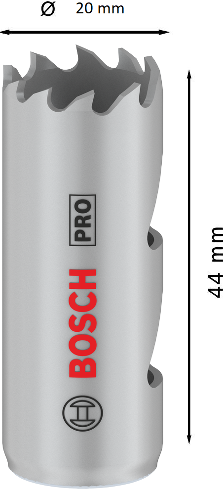 Коронка Bosch Professional Multi Material 20мм с резьбой (2.608.901.494) фото 2