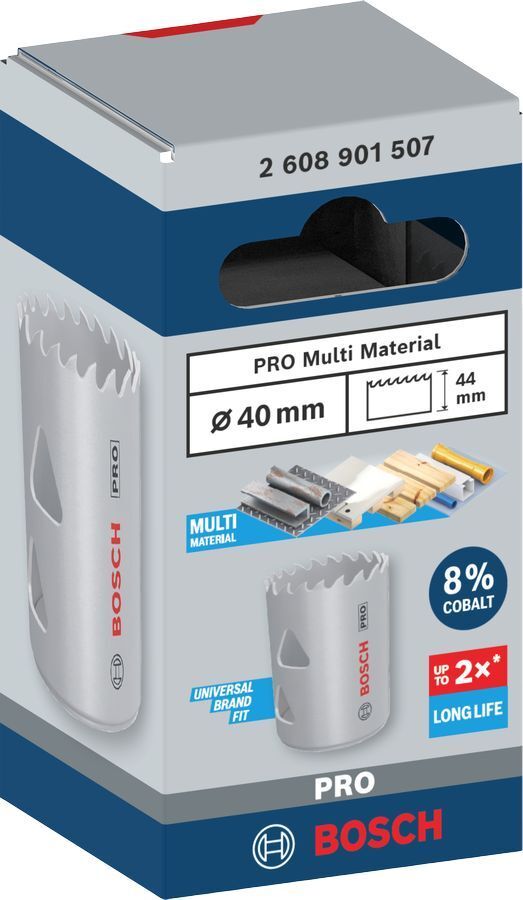 Коронка Bosch Professional Multi Material 40мм с резьбой (2.608.901.507) фото 3
