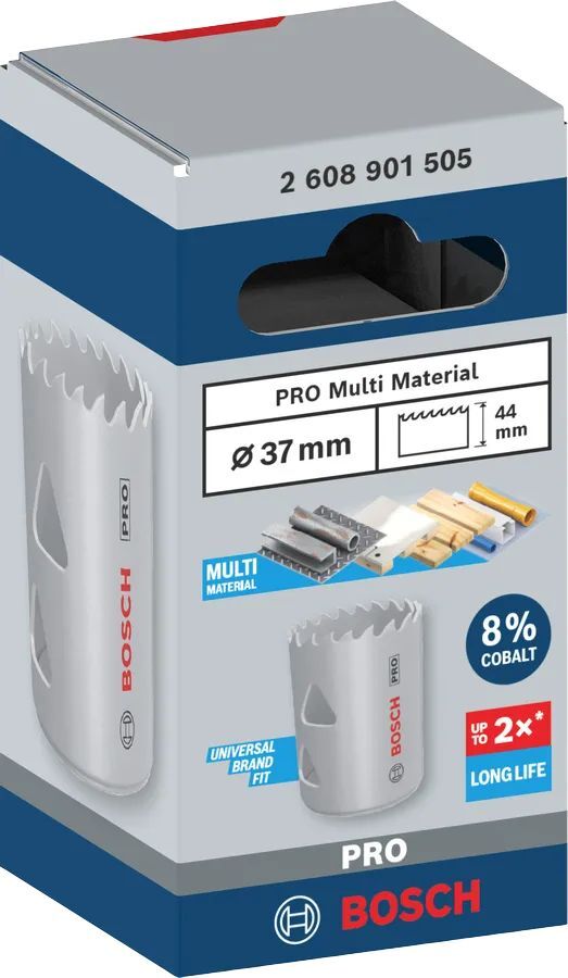 Коронка Bosch Professional Multi Material 37мм з різьбою (2.608.901.505)фото3