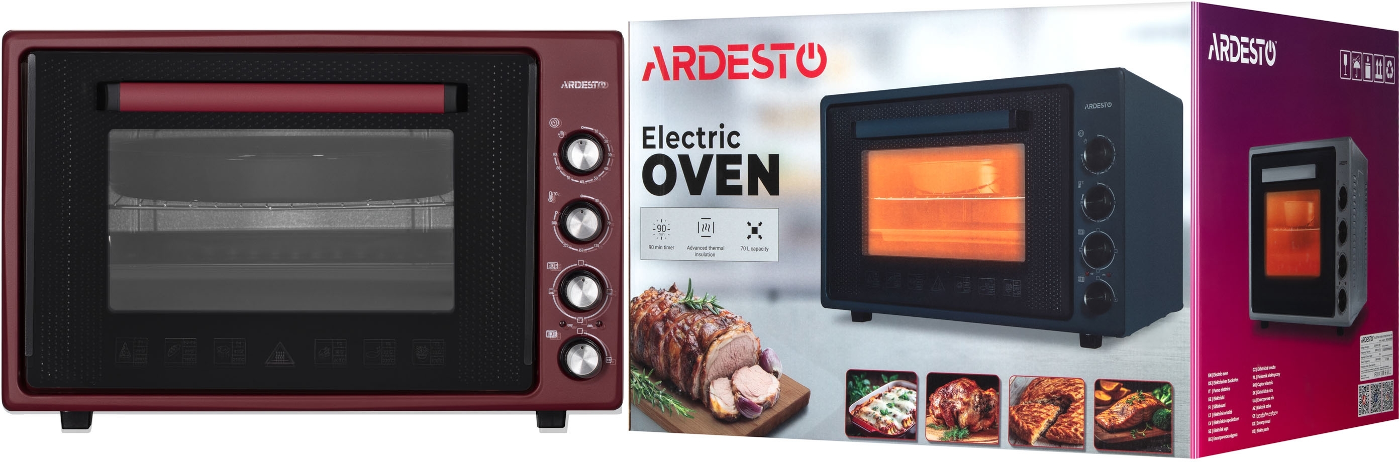 Електрична піч ARDESTO MEO-S70RRBфото12