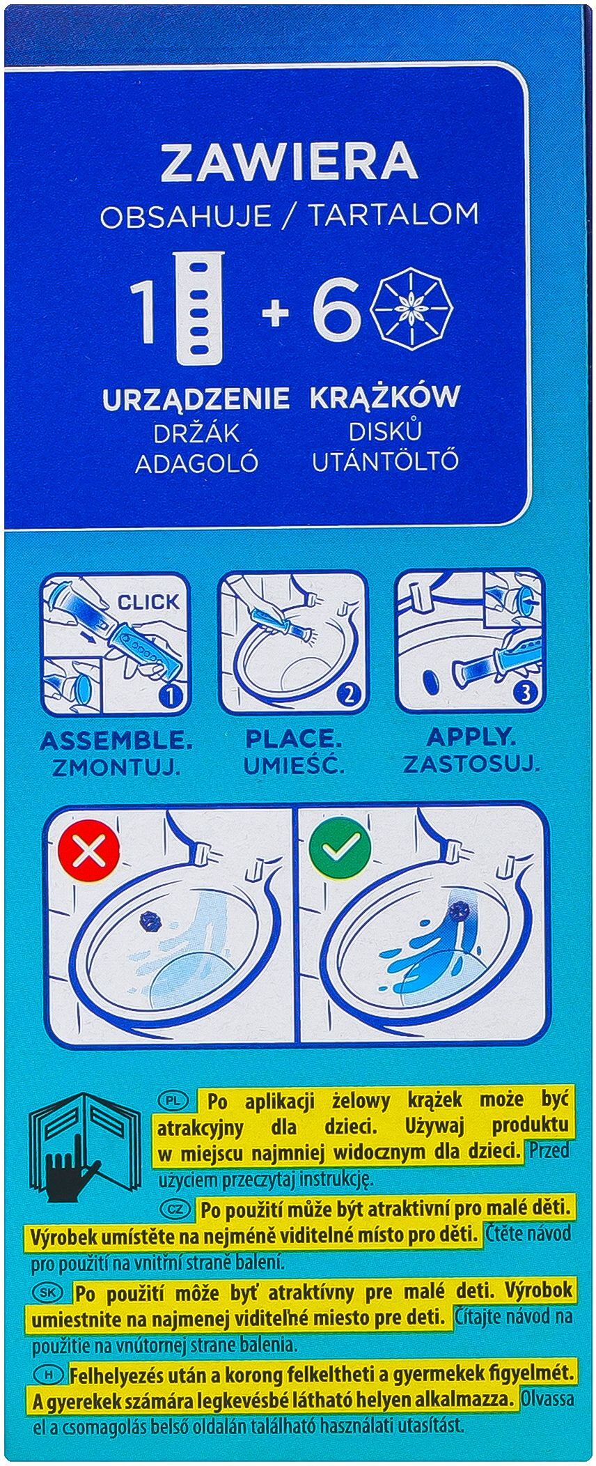 Диски чистоты для унитаза Duck Blue фото 