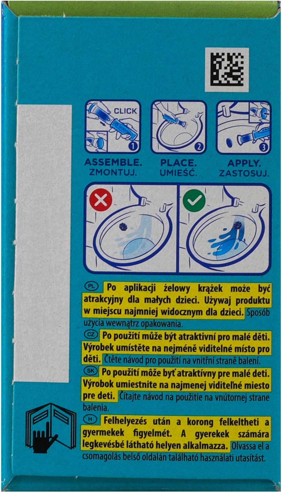 Диски чистоты для унитаза Duck Blue сменный блок 2 шт фото 4