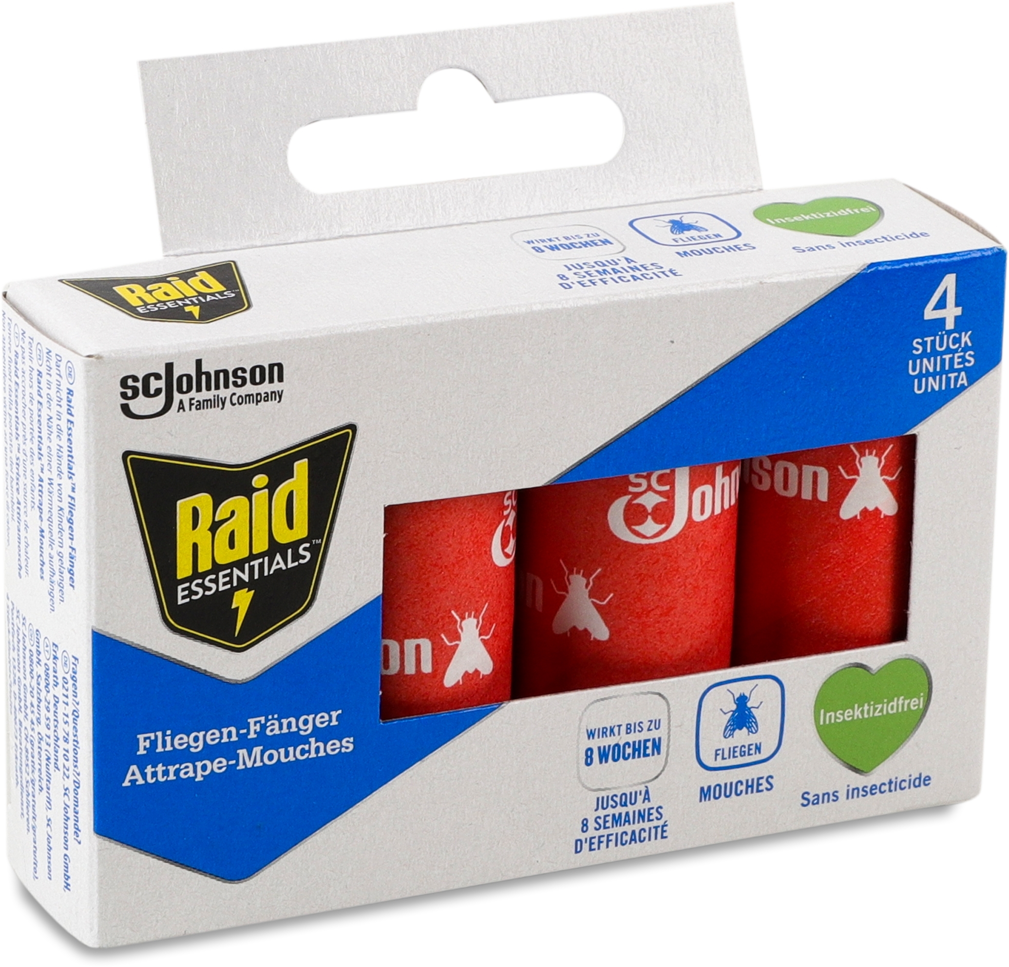Липкая лента от мух Raid Essentials 4 шт фото3