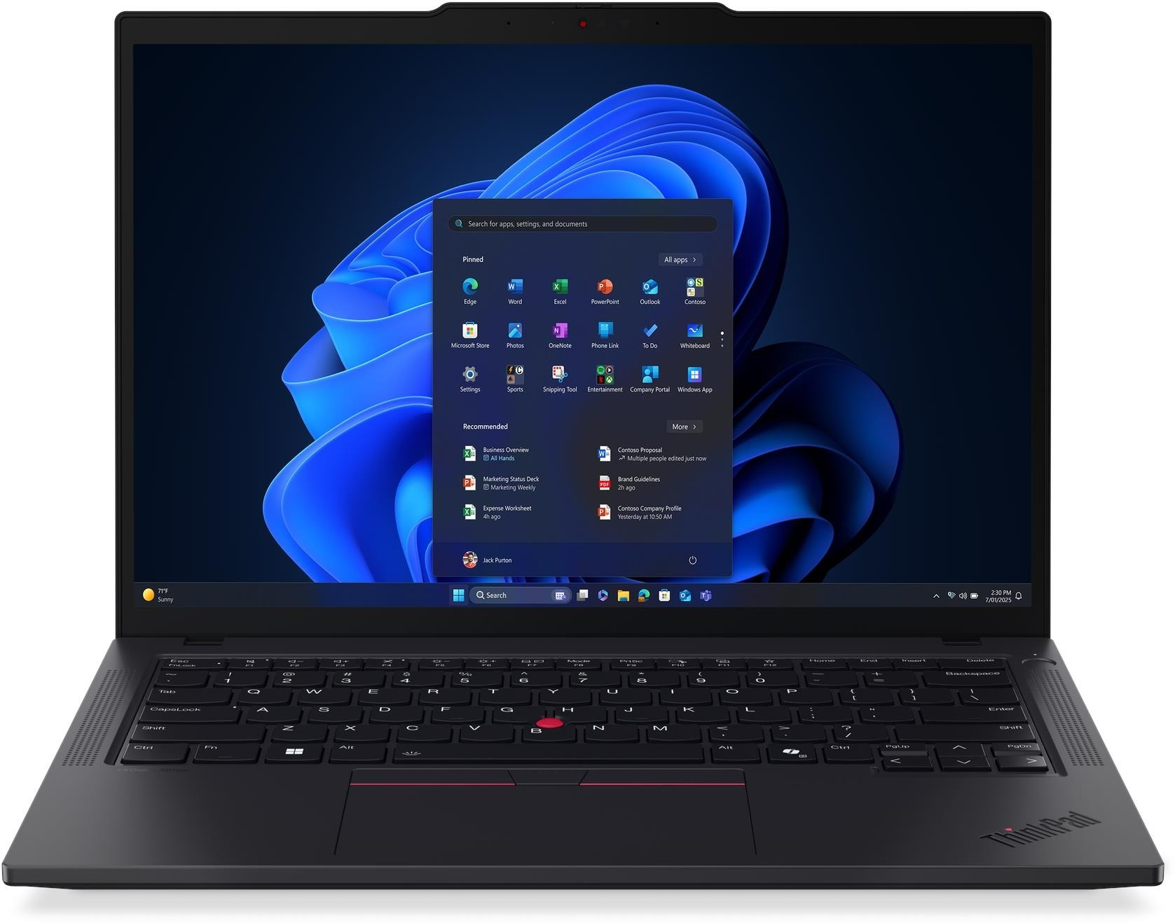 Ноутбук LENOVO ThinkPad T14 Gen 6 Black (21QC003JRA)фото4