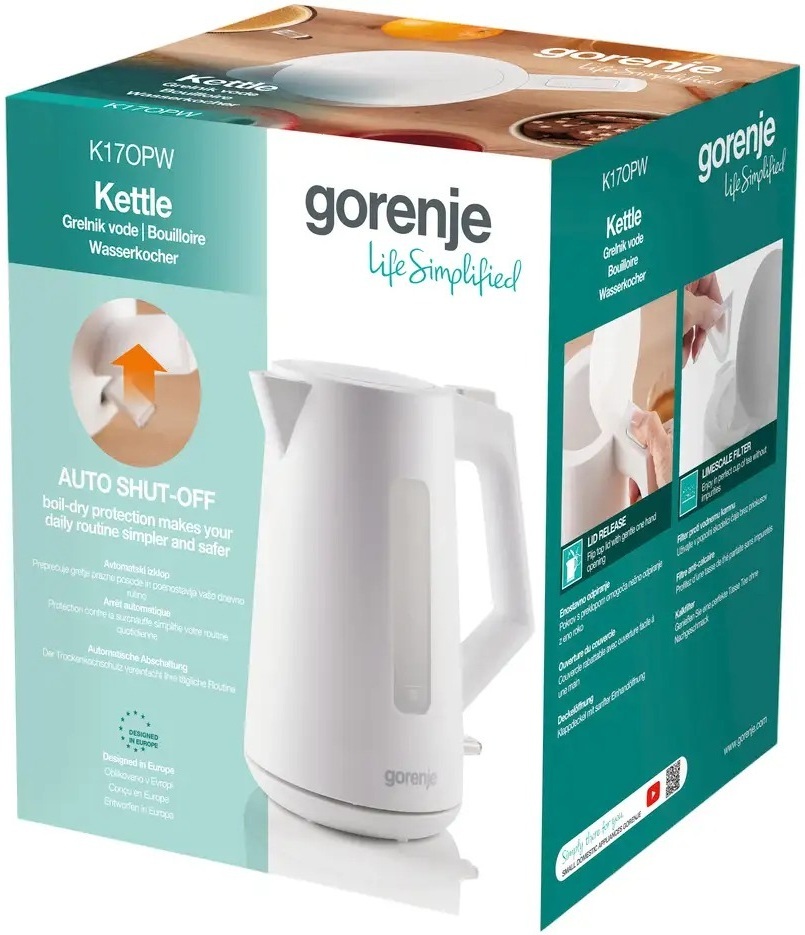 Електрочайник Gorenje K17OPWфото4