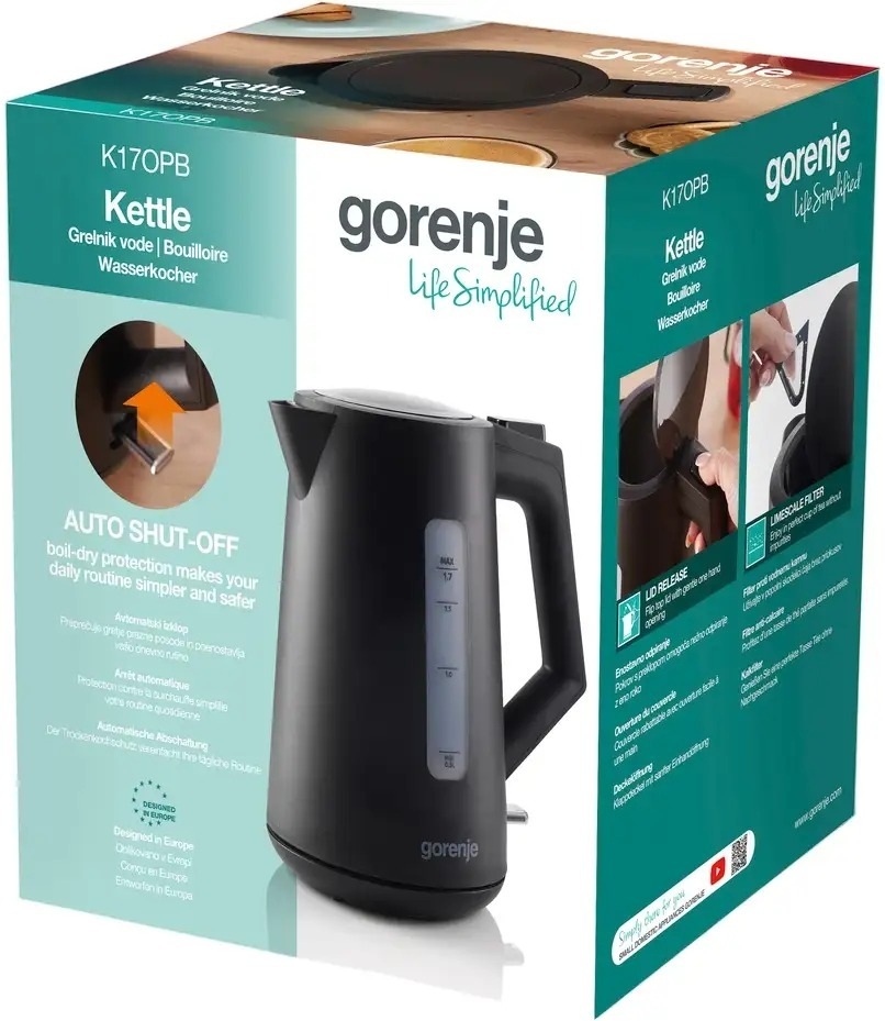 Електрочайник Gorenje K17OPBфото5