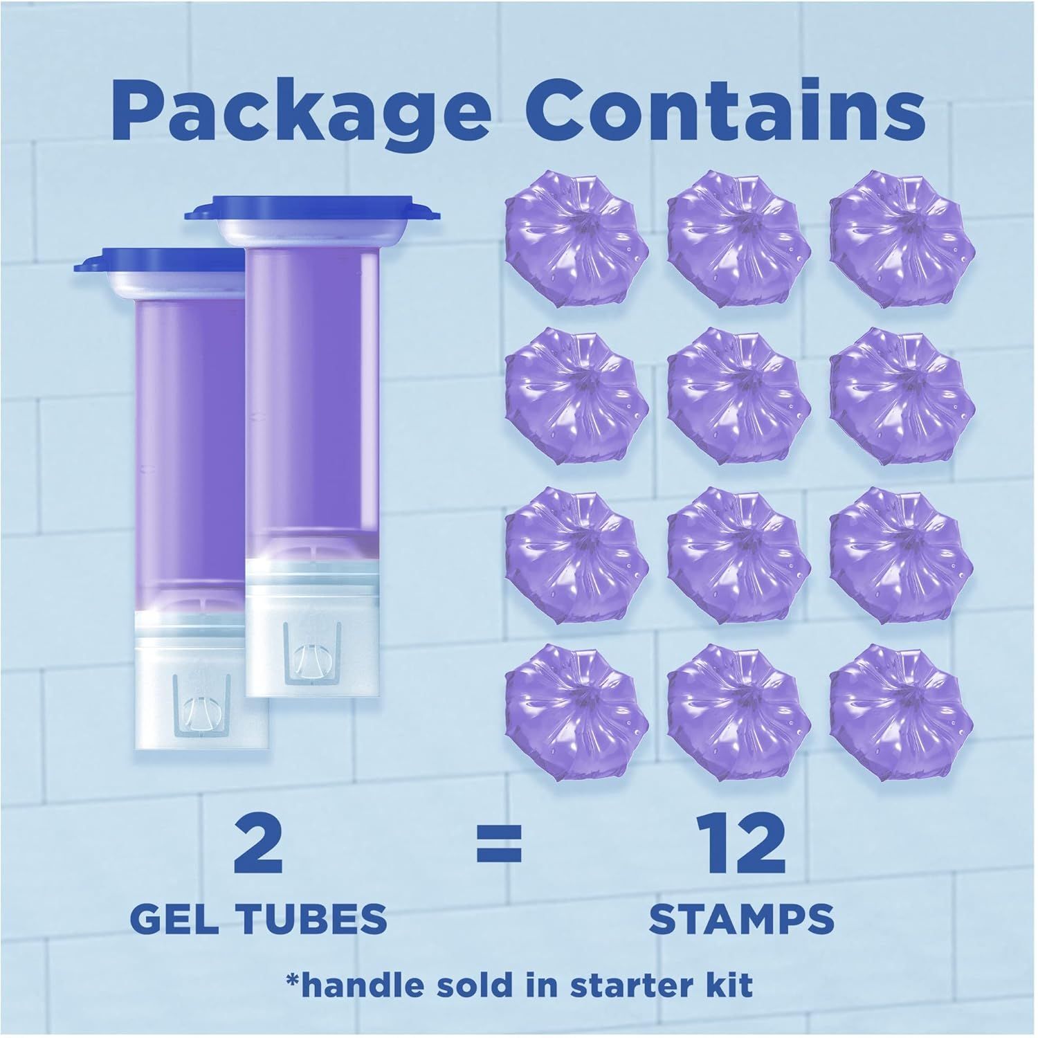 Диски чистоти для унітазу Duck Virtual Violet змінний блок 2 штфото6