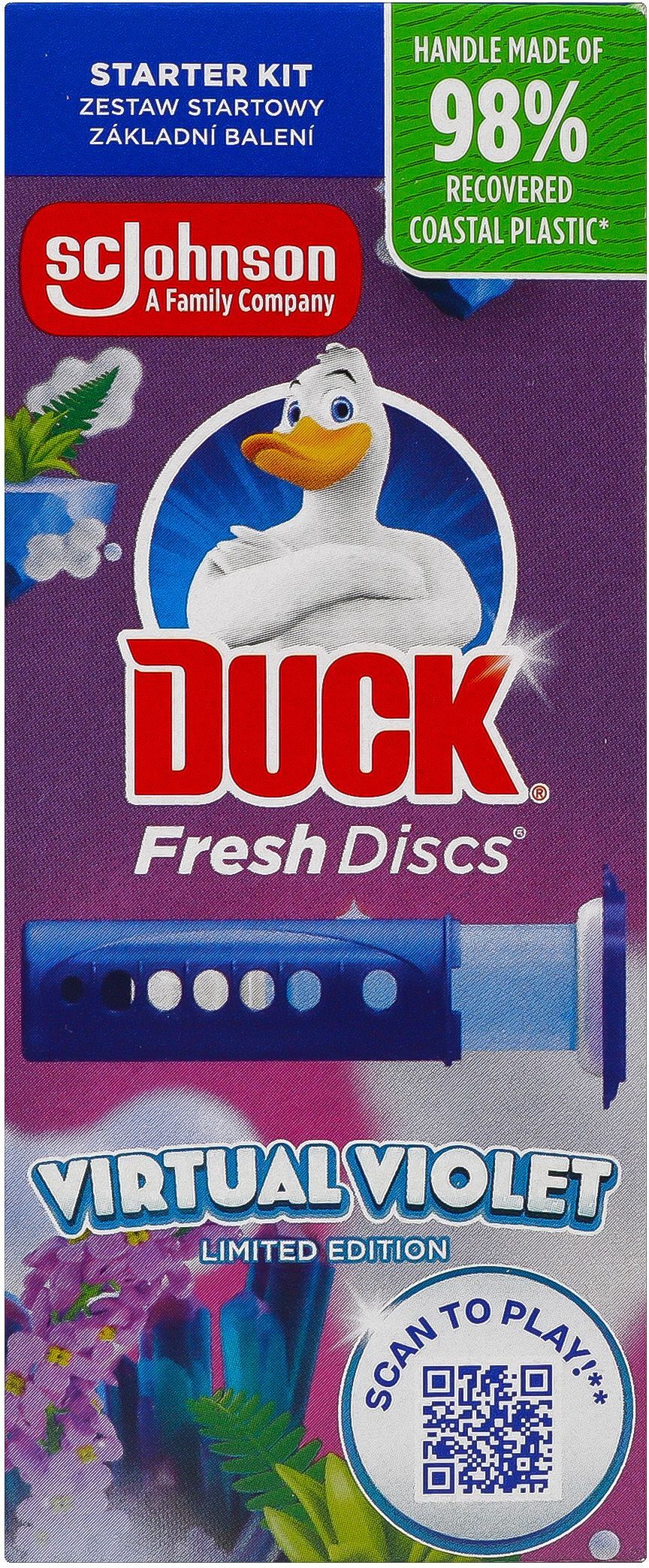 Диски чистоти для унітазу Duck Virtual Violetфото4