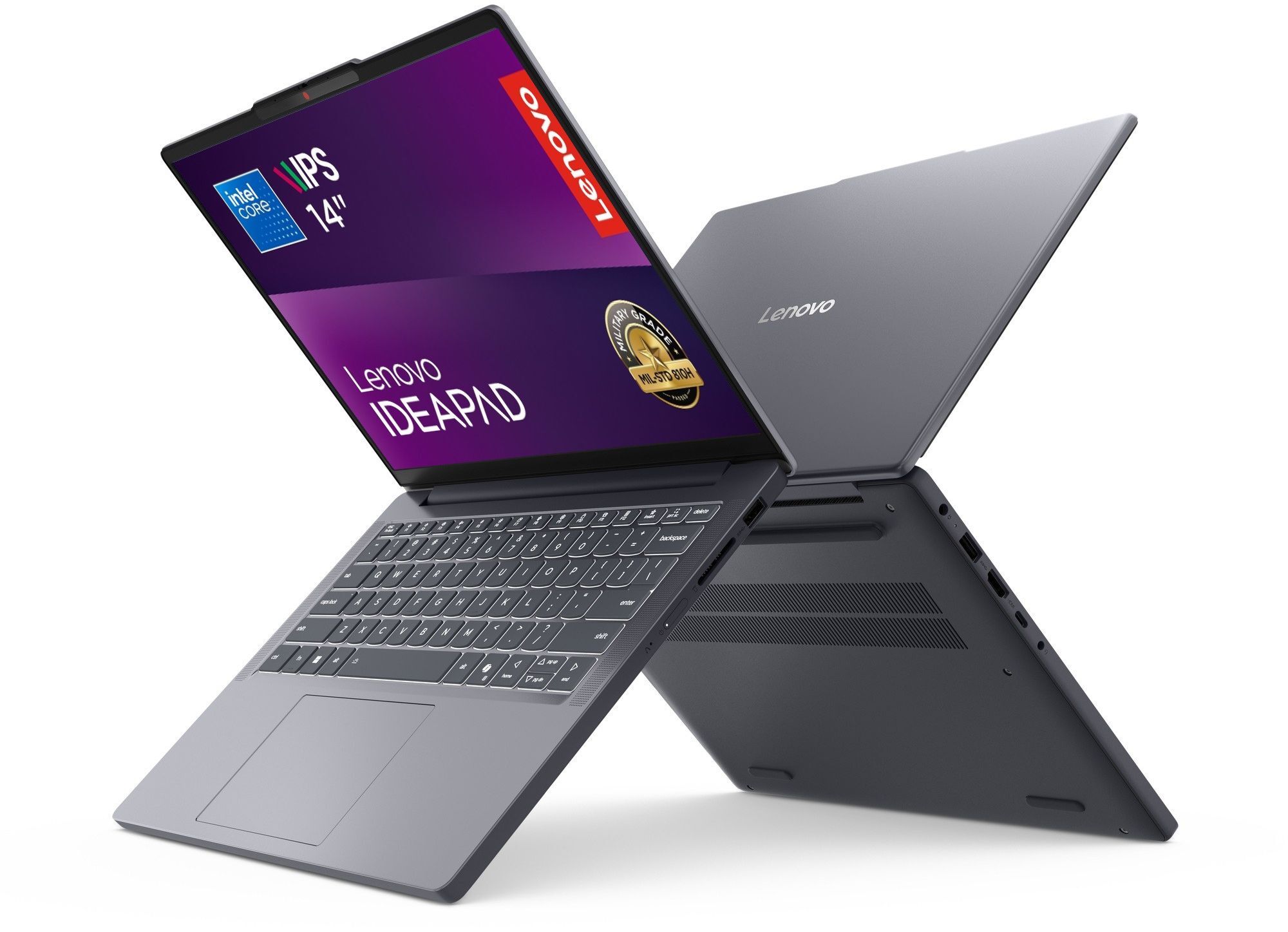 Ноутбук LENOVO IdeaPad Slim 3-14IRH10 Luna Grey (83K000ATRA) фото 13